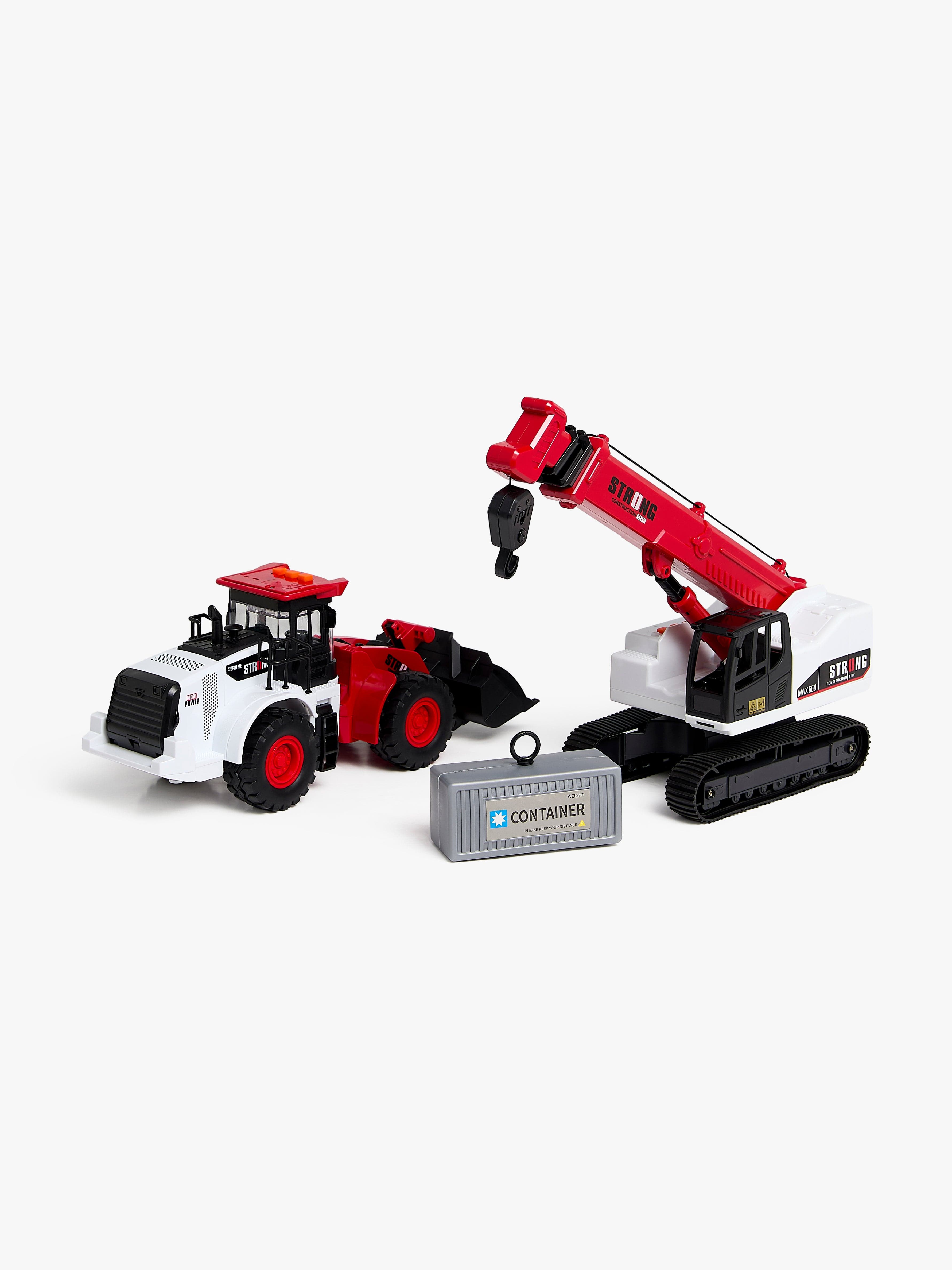 Alex's Garage City Service Rakennusajoneuvot 2-pack