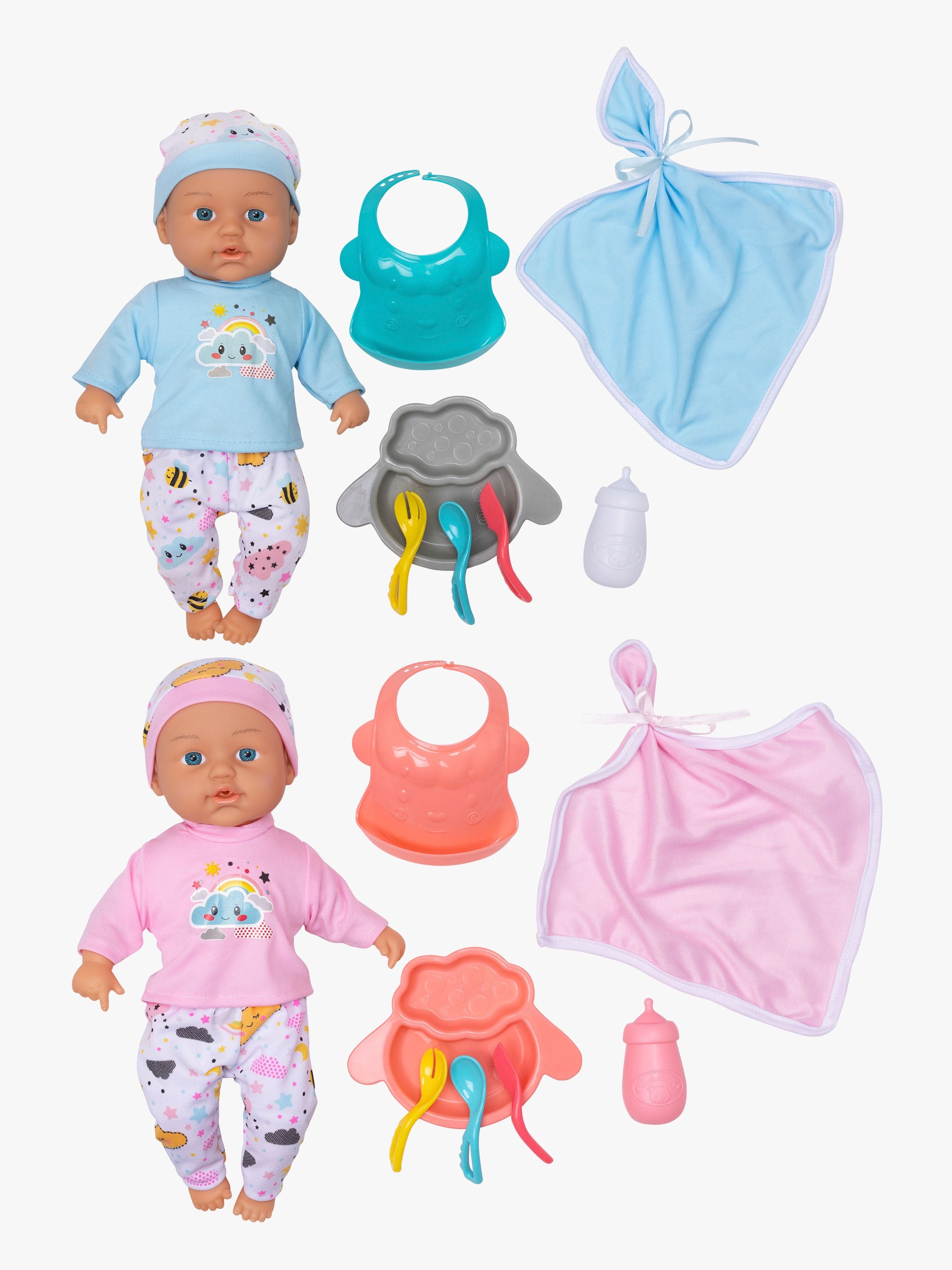 Lillan & Friends Nuket Max & Mia 33 cm
