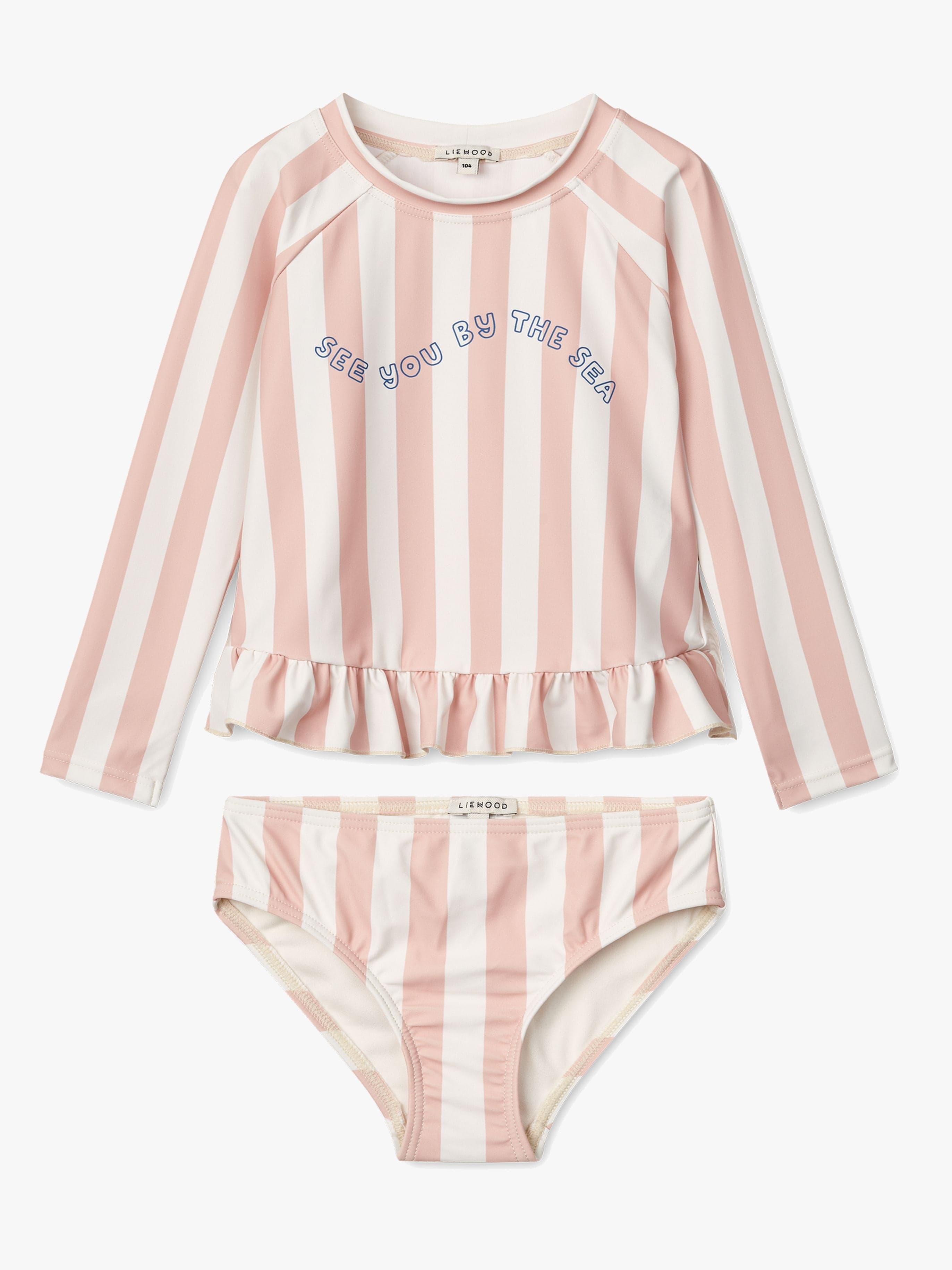 LIEWOOD Dagny Uima-asu, Stripe Sorbet Rose/Creme De La Creme, 116