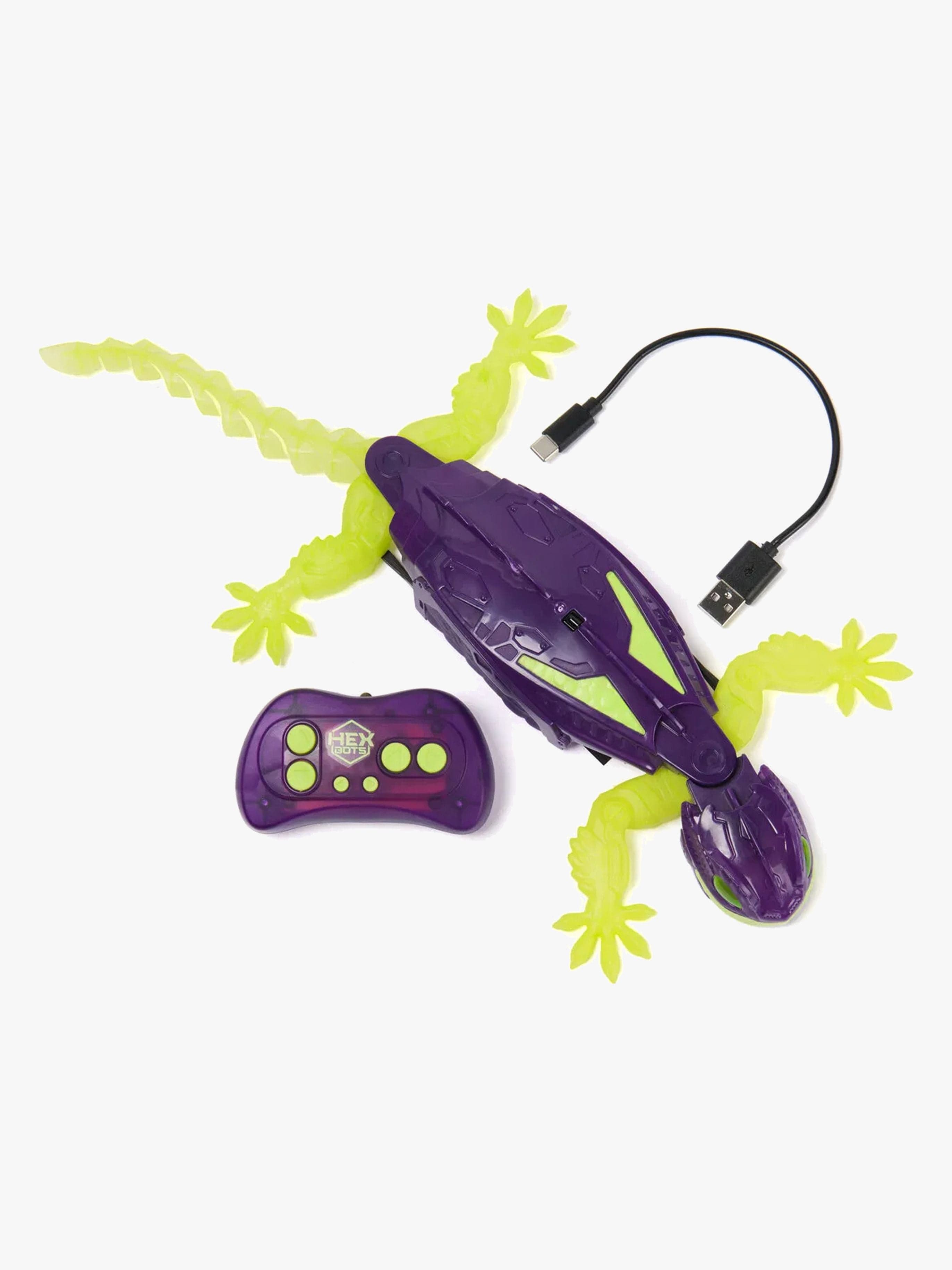 Hex Bots Seinäryömijä Gekko Pimeässä Loistava