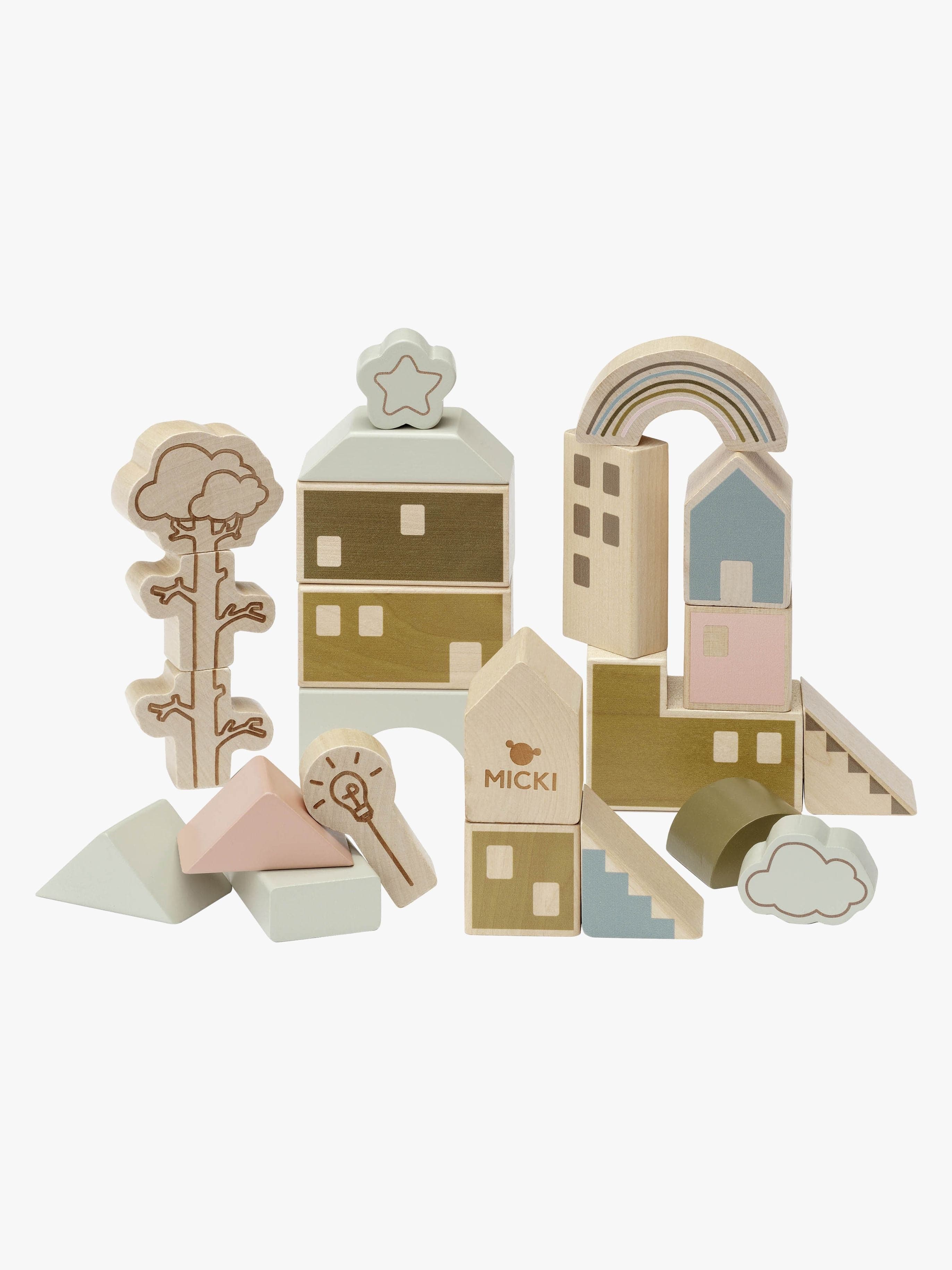 Micki Premium Palikkasetti Kaupunki 23