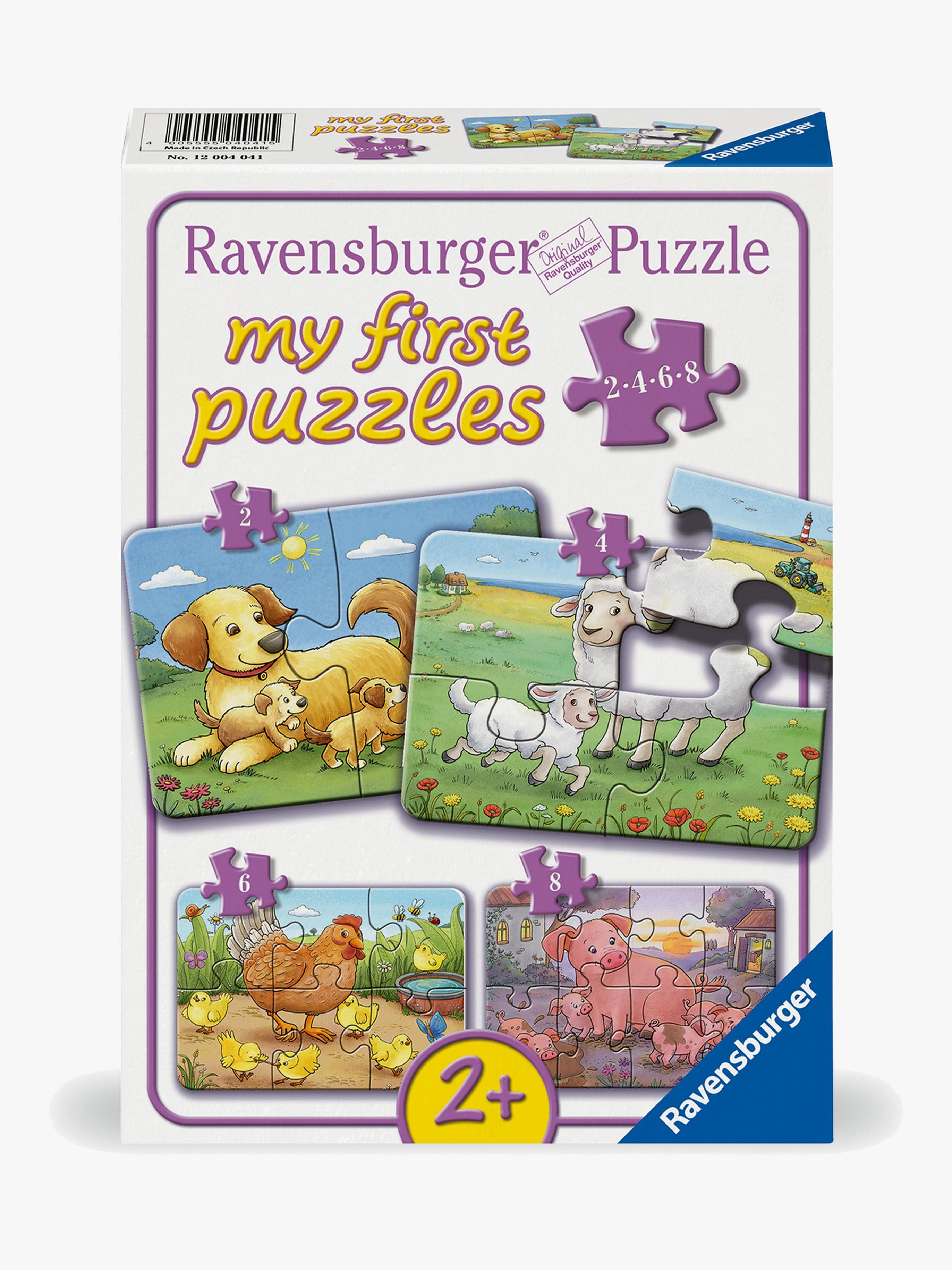 Ravensburger My First Puzzles Palapelit Maatilan Eläimet 4-in-1