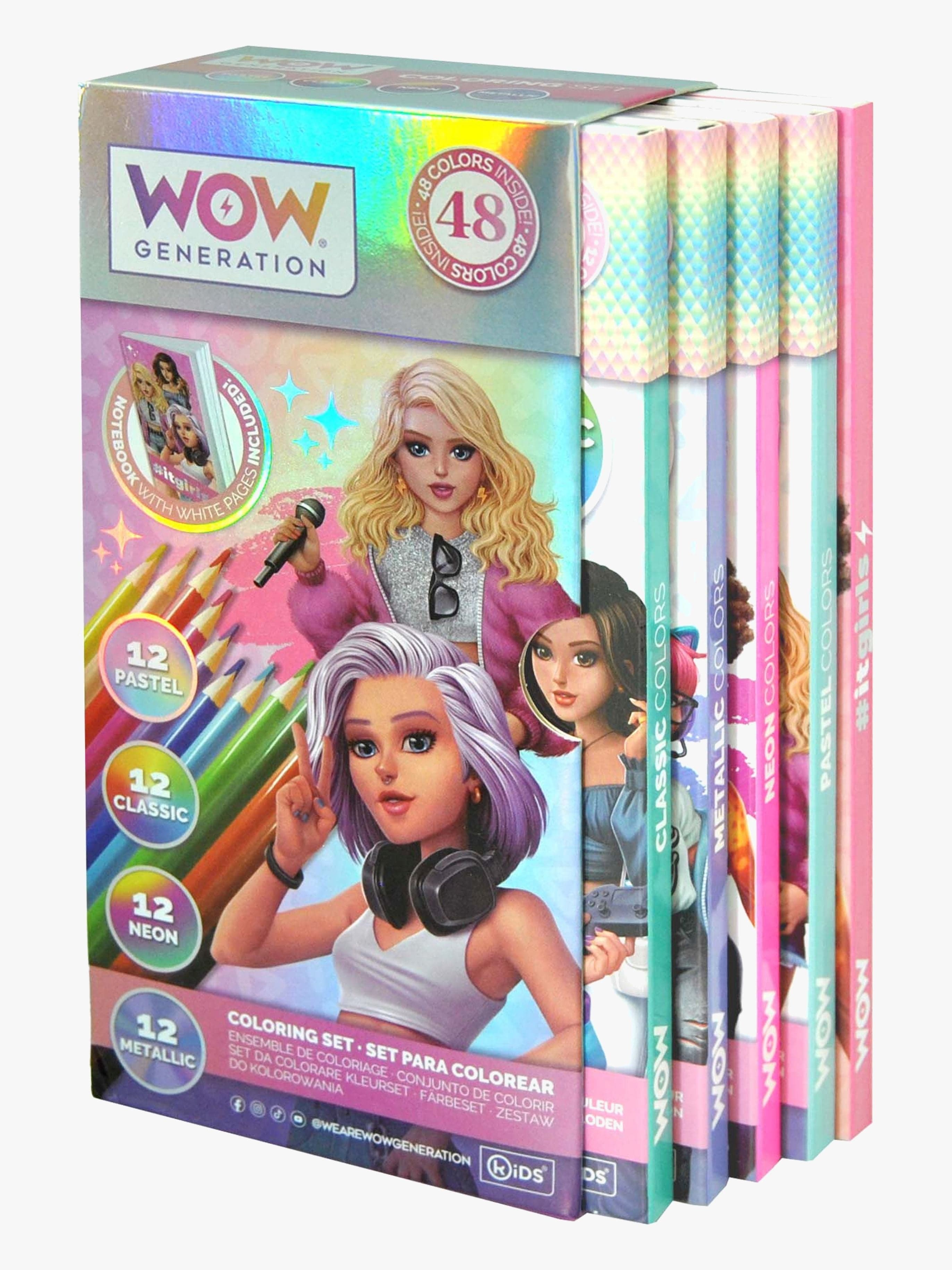 WOW Generation Värityssetti 48 Värikynällä