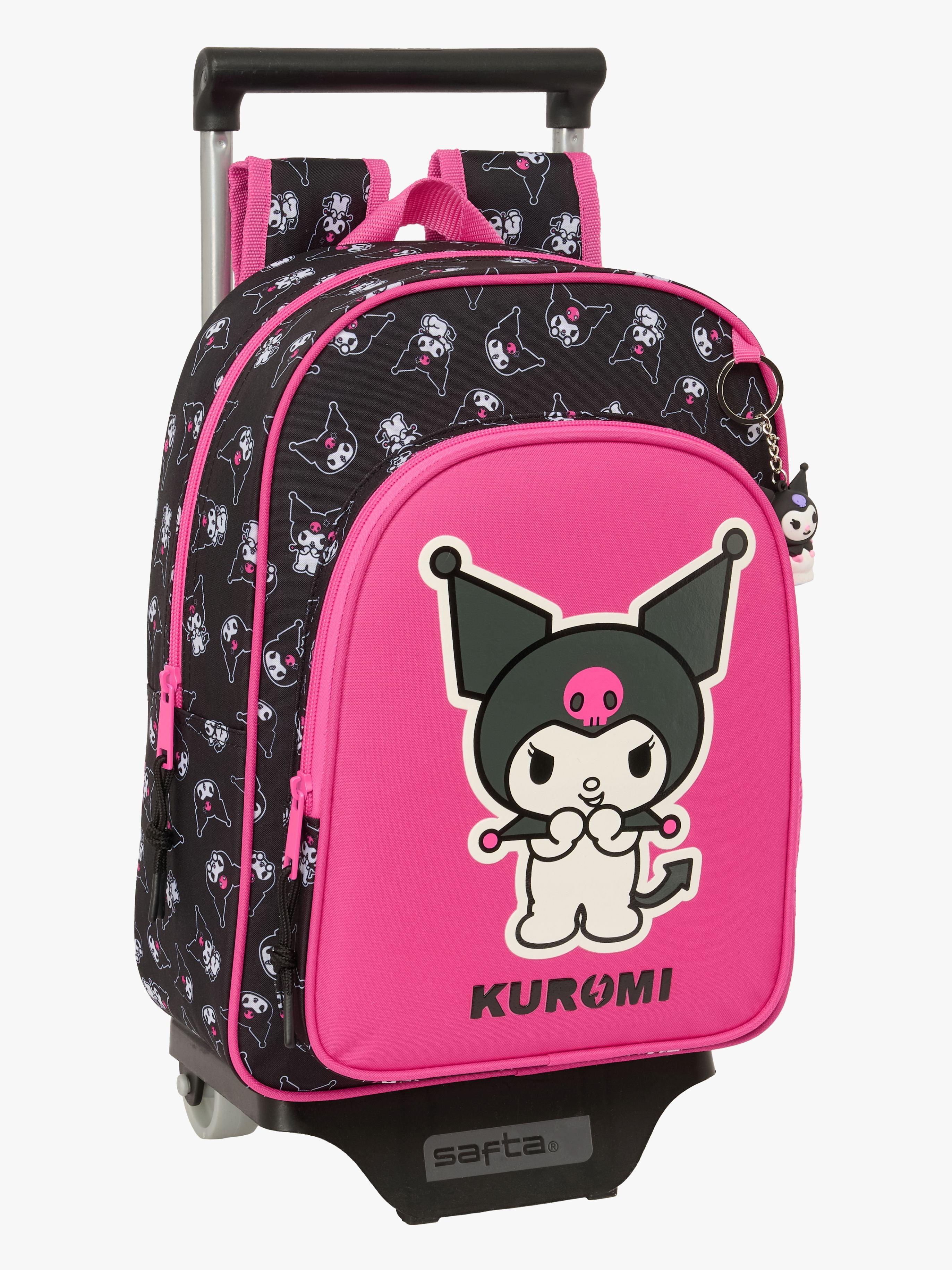 Hello Kitty Kuromi Trolley Matkalaukku 10L, Pinkki/Musta