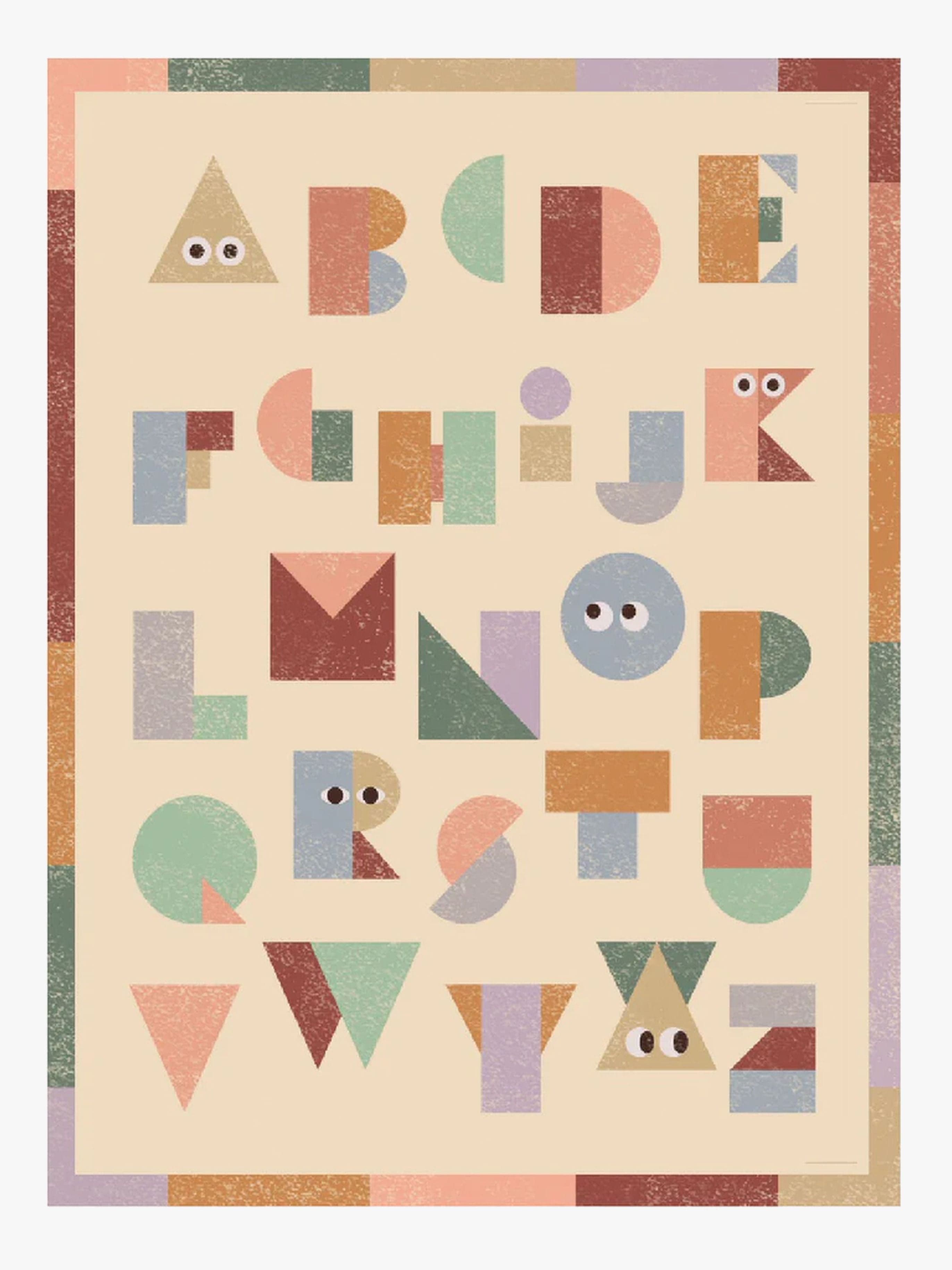 Hueppi Matto 160x230, Spell The Fun Alphabet