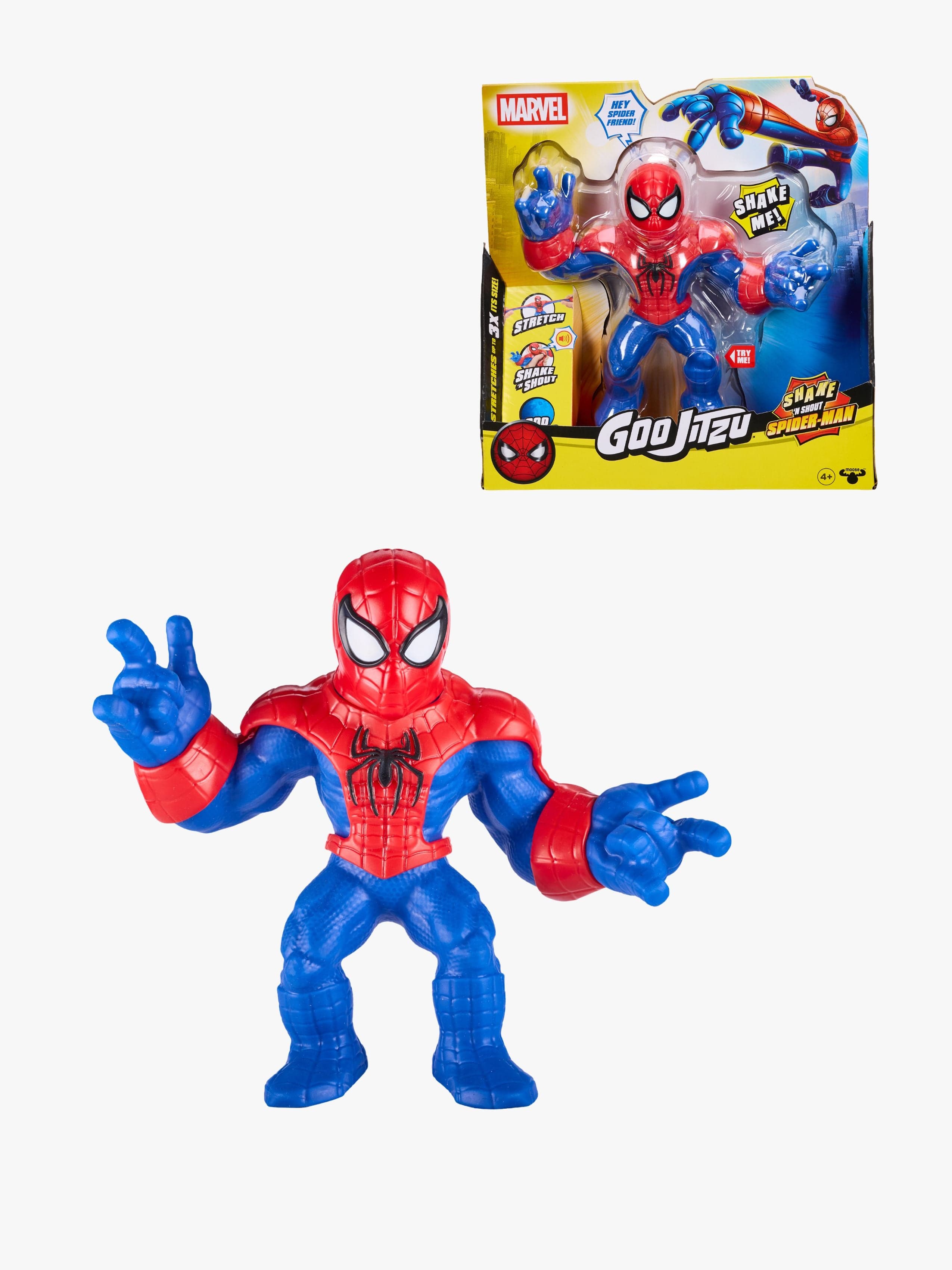 Goo Jit Zu Shake & Shout Toimintahahmo Spider-Man