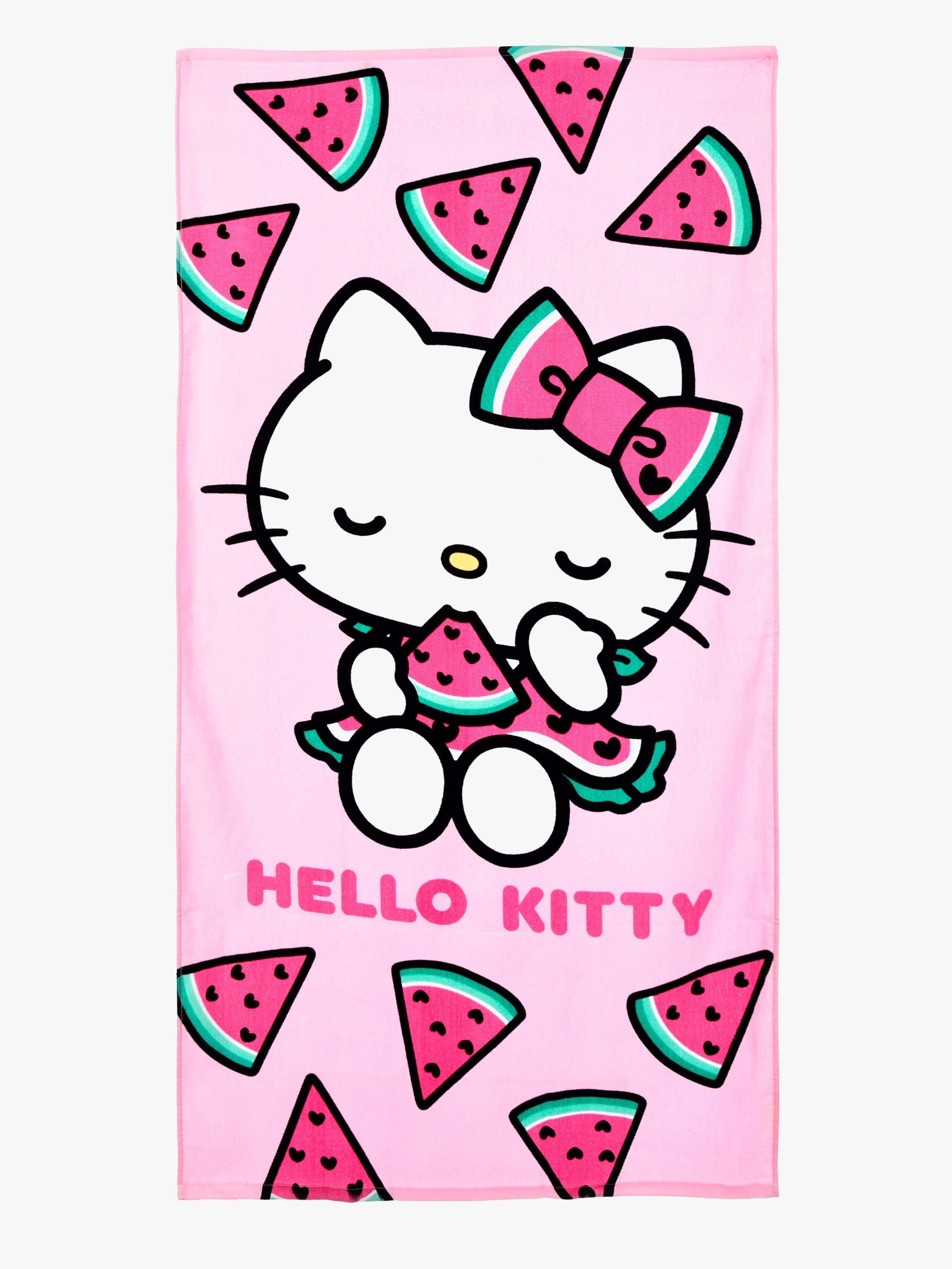 Hello Kitty Pyyhe 100% Puuvilla, Vaaleanpunainen