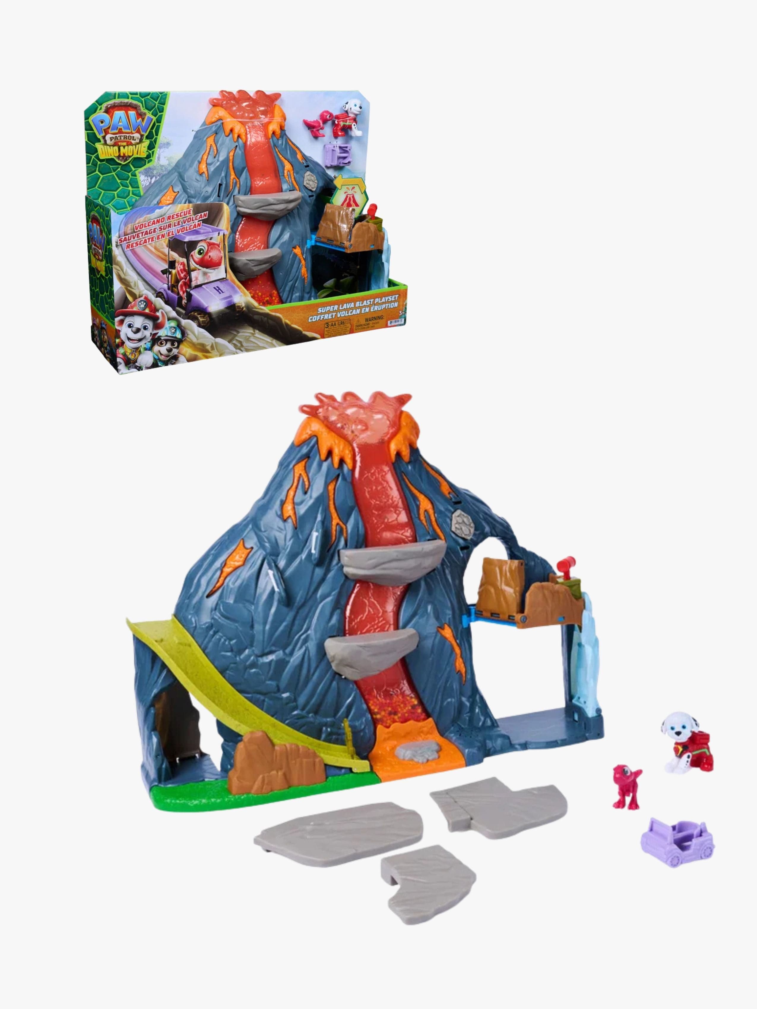 Ryhmä Hau Dinosauruselokuva Super Lava Blast Leikkisetti