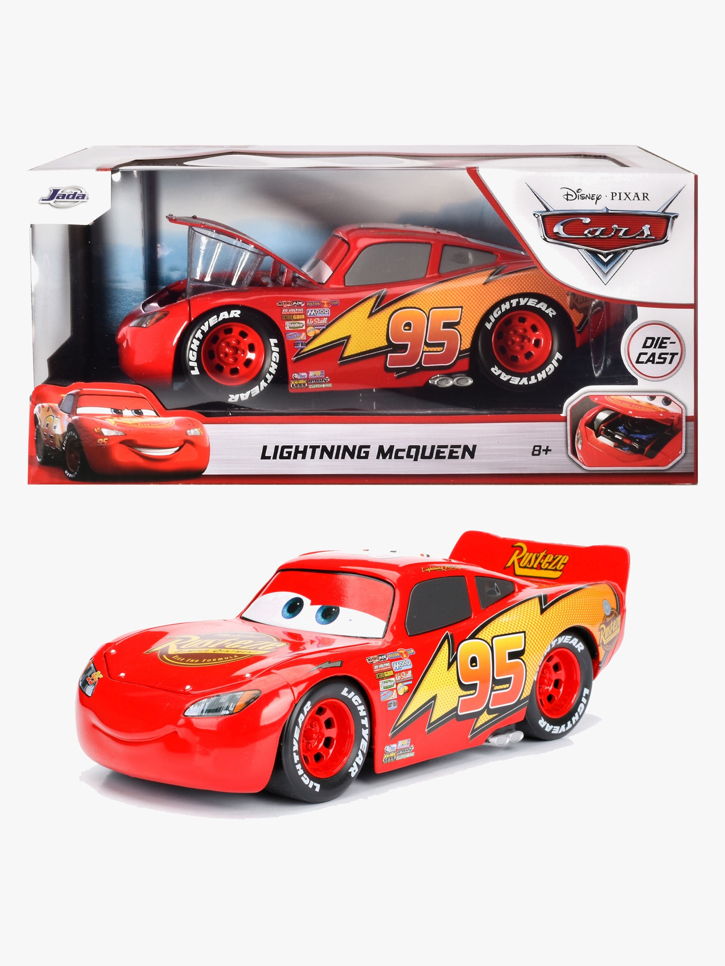 Disney Autot Salama McQueen Auto 1:24