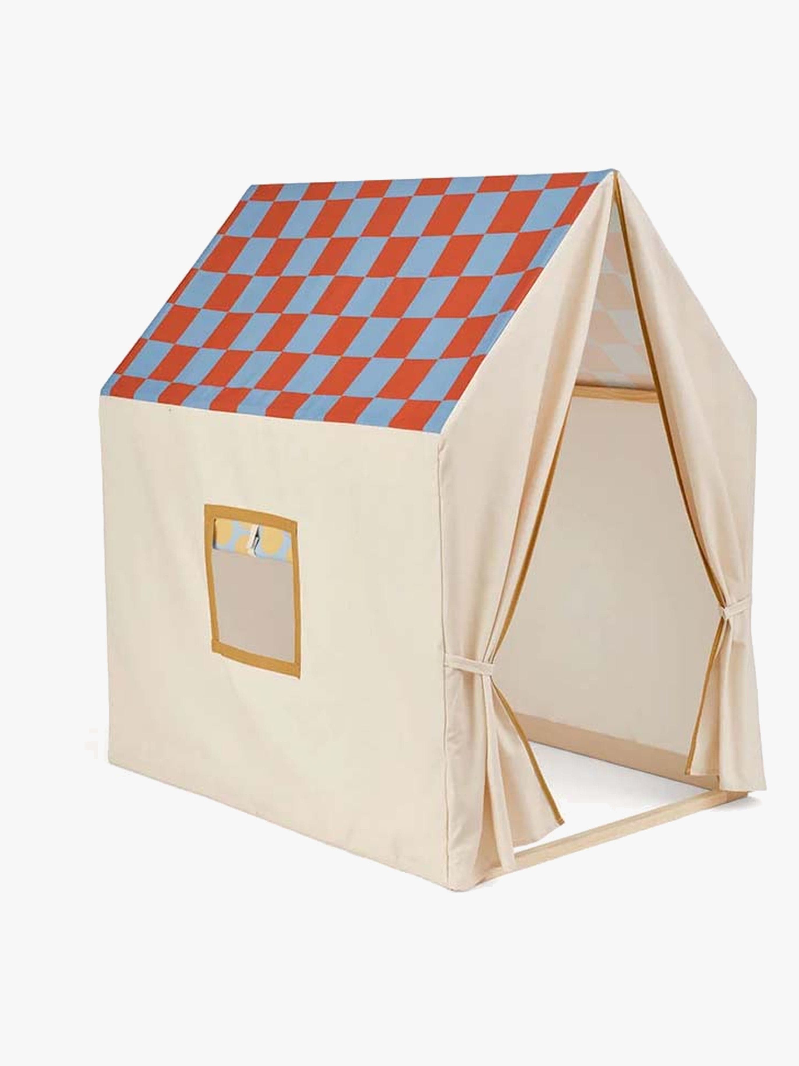 Kid's Concept Leikkimökki Teltta Ruudullinen