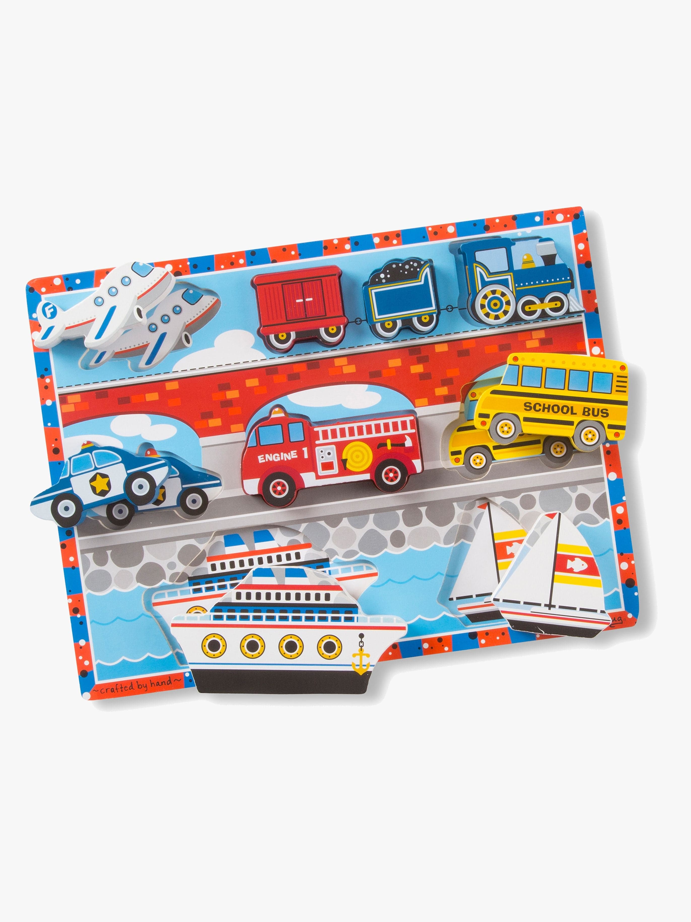 Melissa & Doug Palapeli Ajoneuvot 9 Palaa