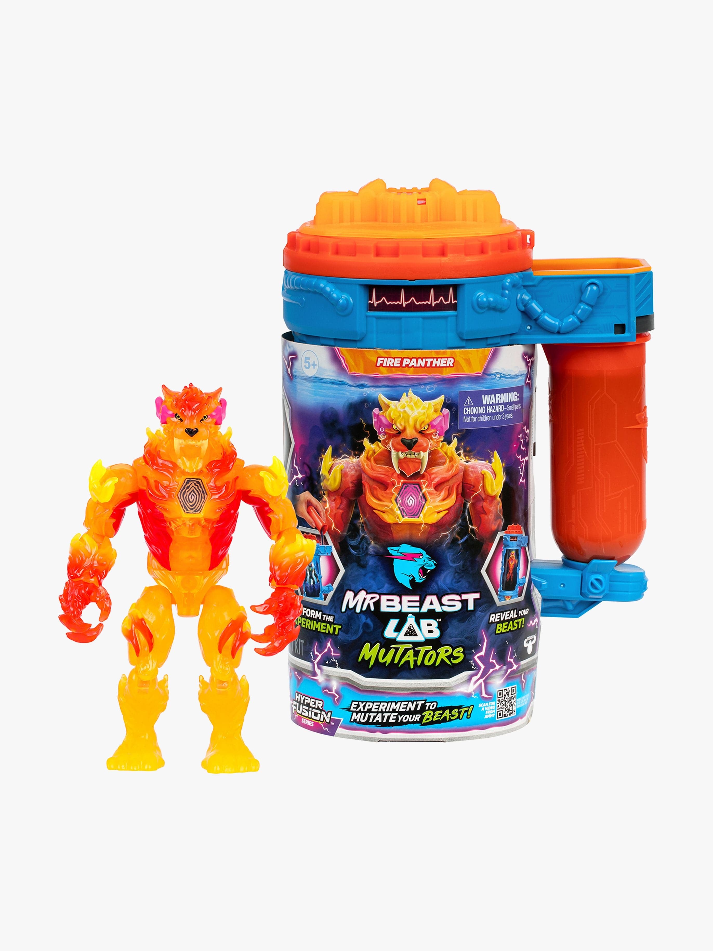 MrBeast Lab Mutators Mutation Chamber Toimintahahmo Flame Panther
