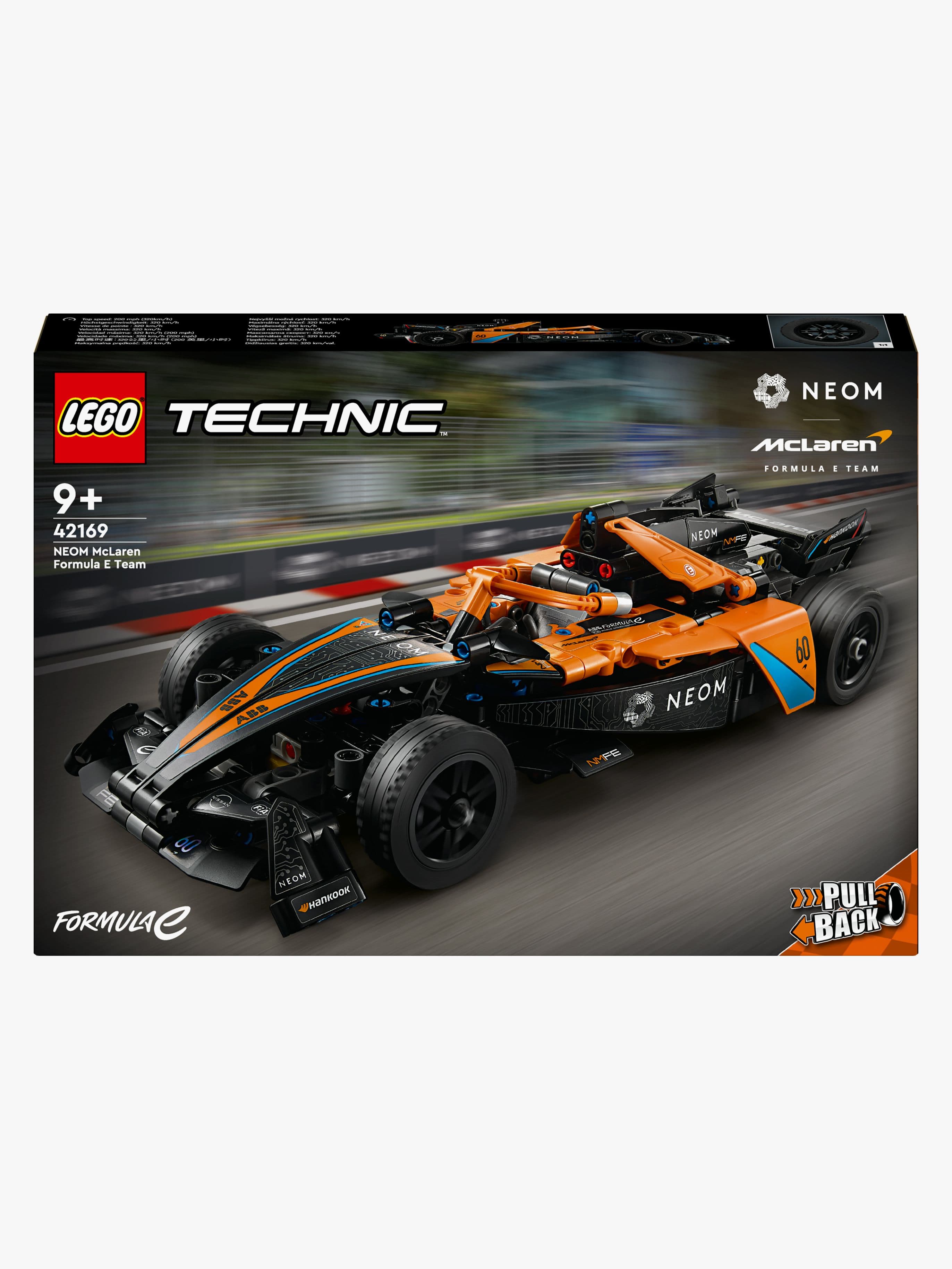 LEGO Technic 42169 NEOM McLaren Formula E -kilpa-auto
