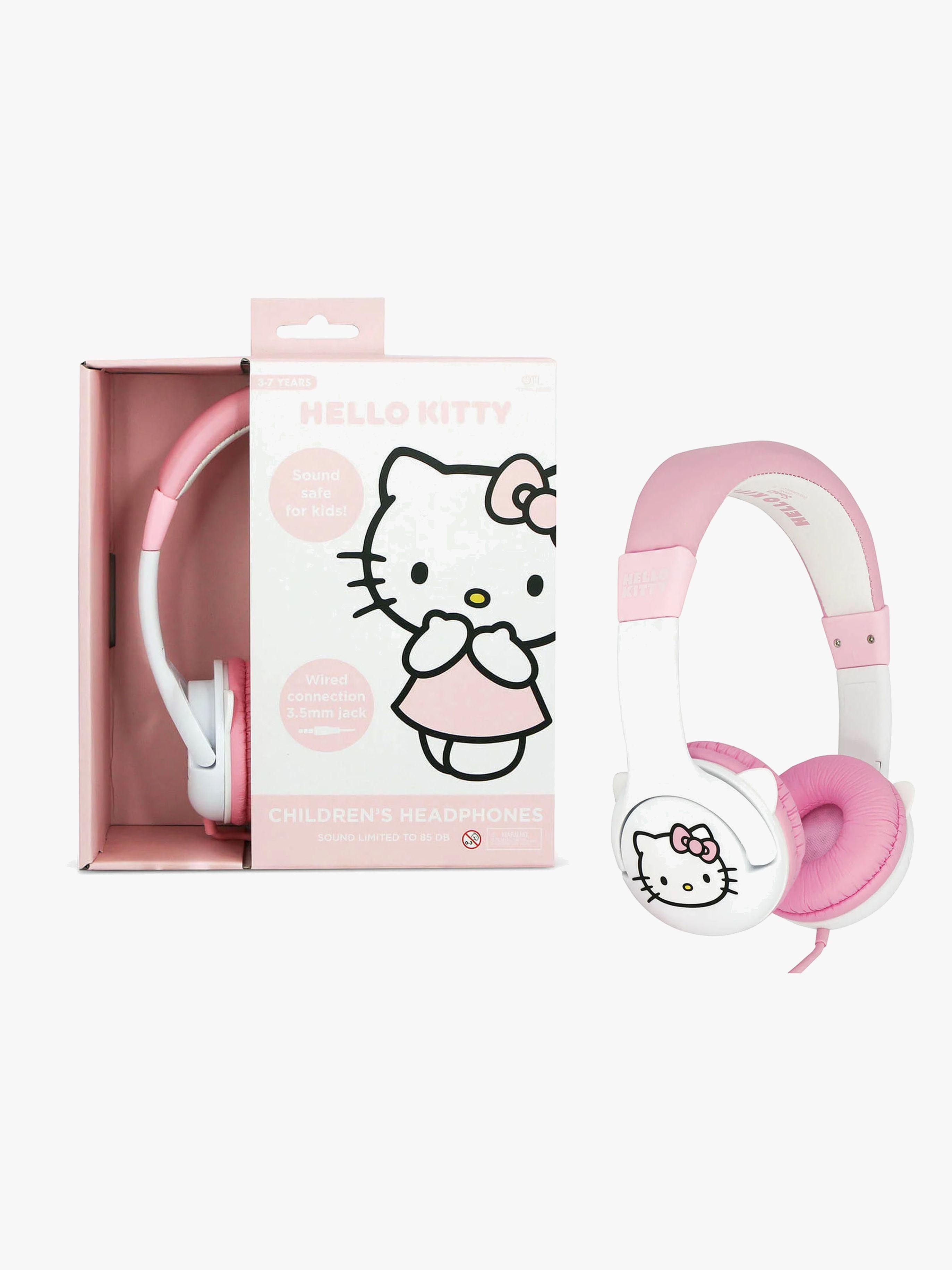 Hello Kitty Kuulokkeet + Korvat 85dB, Vaaleanpunainen
