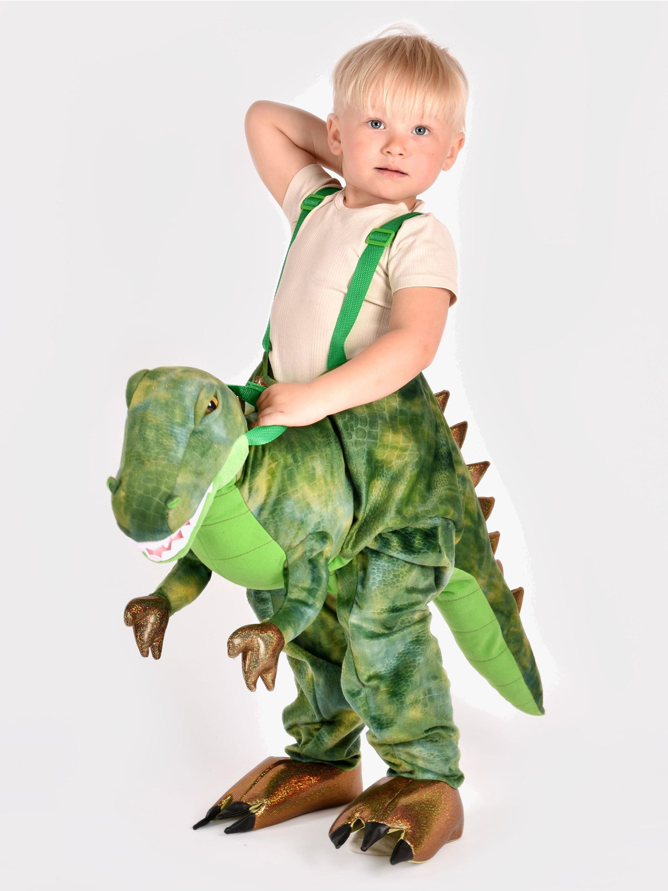 Den Goda Fen Naamiaisasu Ride-on Dinosaurus, Vihreä