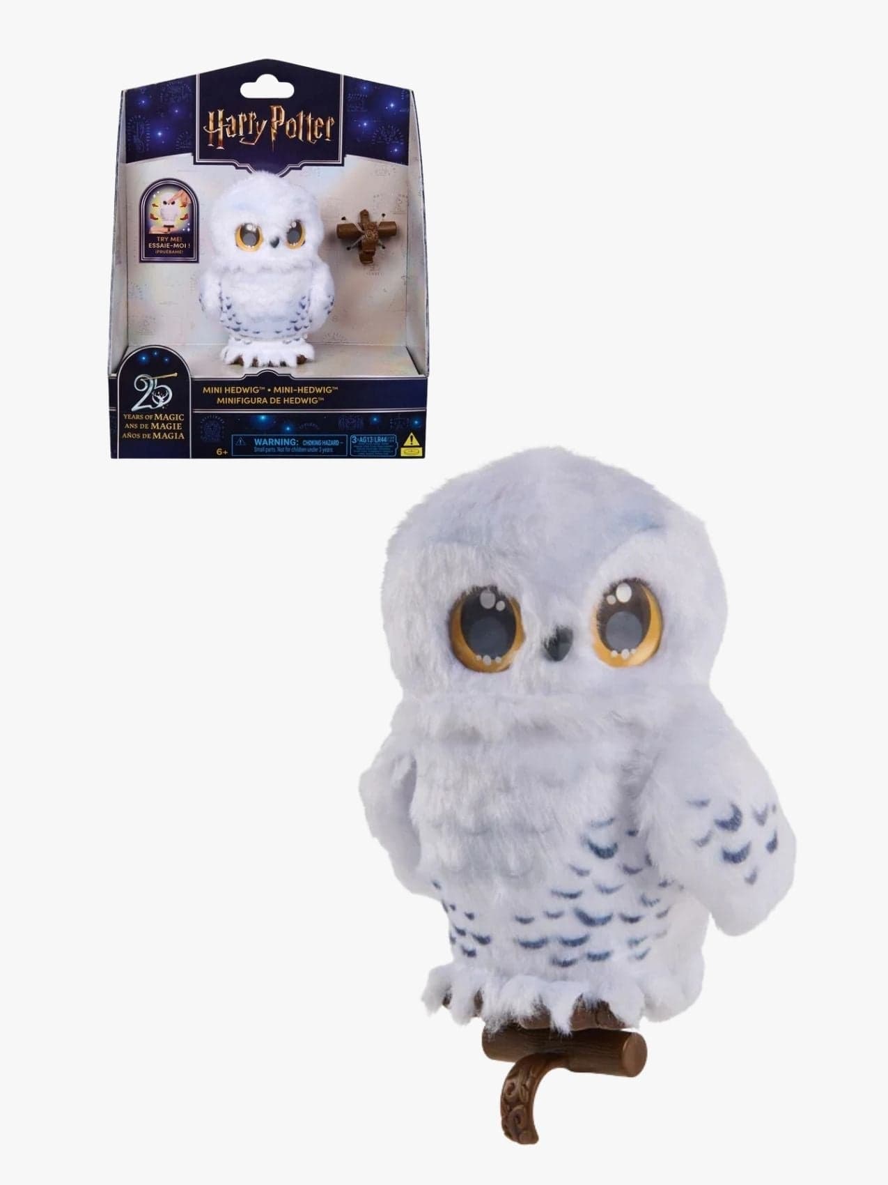 Harry Potter Interaktiivinen Hedwig 14 cm, Valkoinen