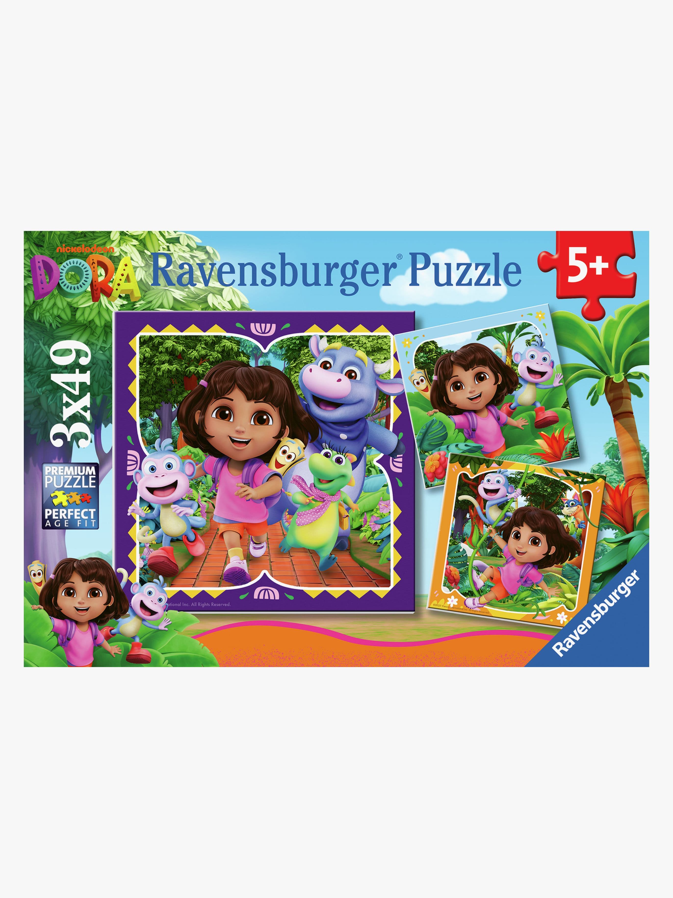 Ravensburger Seikkailija Dora Palapeli 3x49