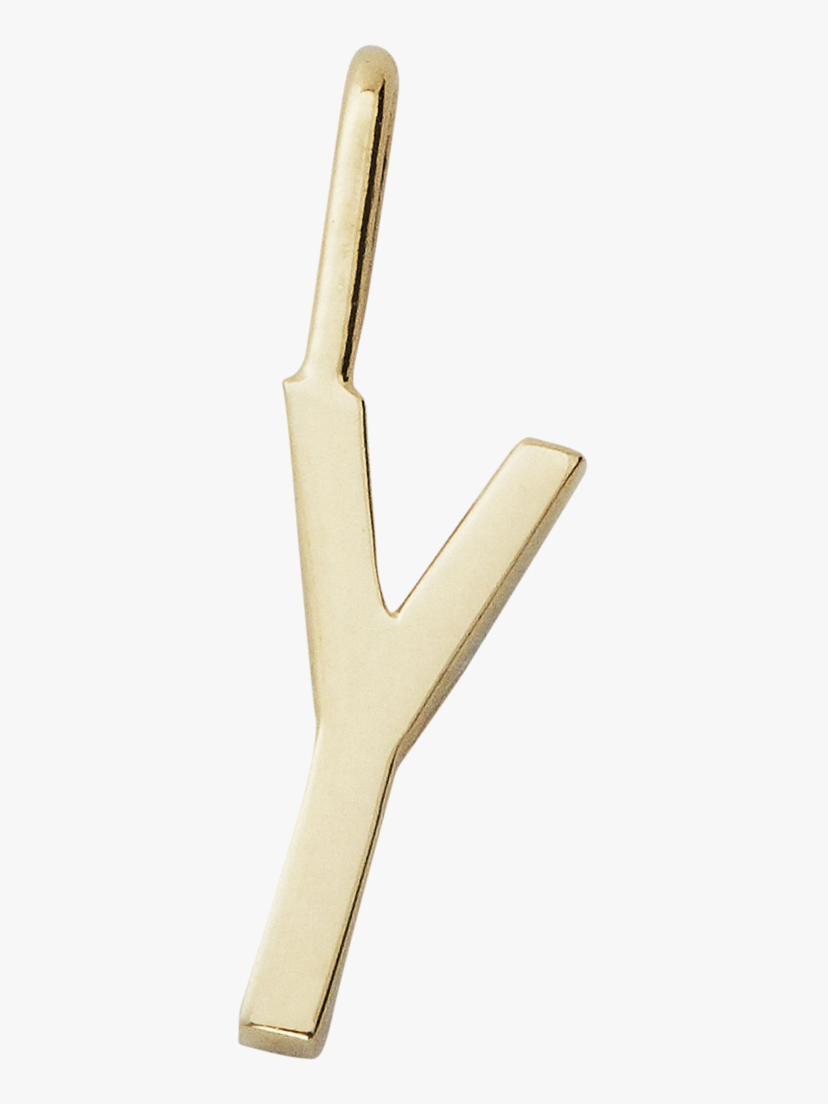 Design Letters Kirjainriipus 10mm Y, Gold