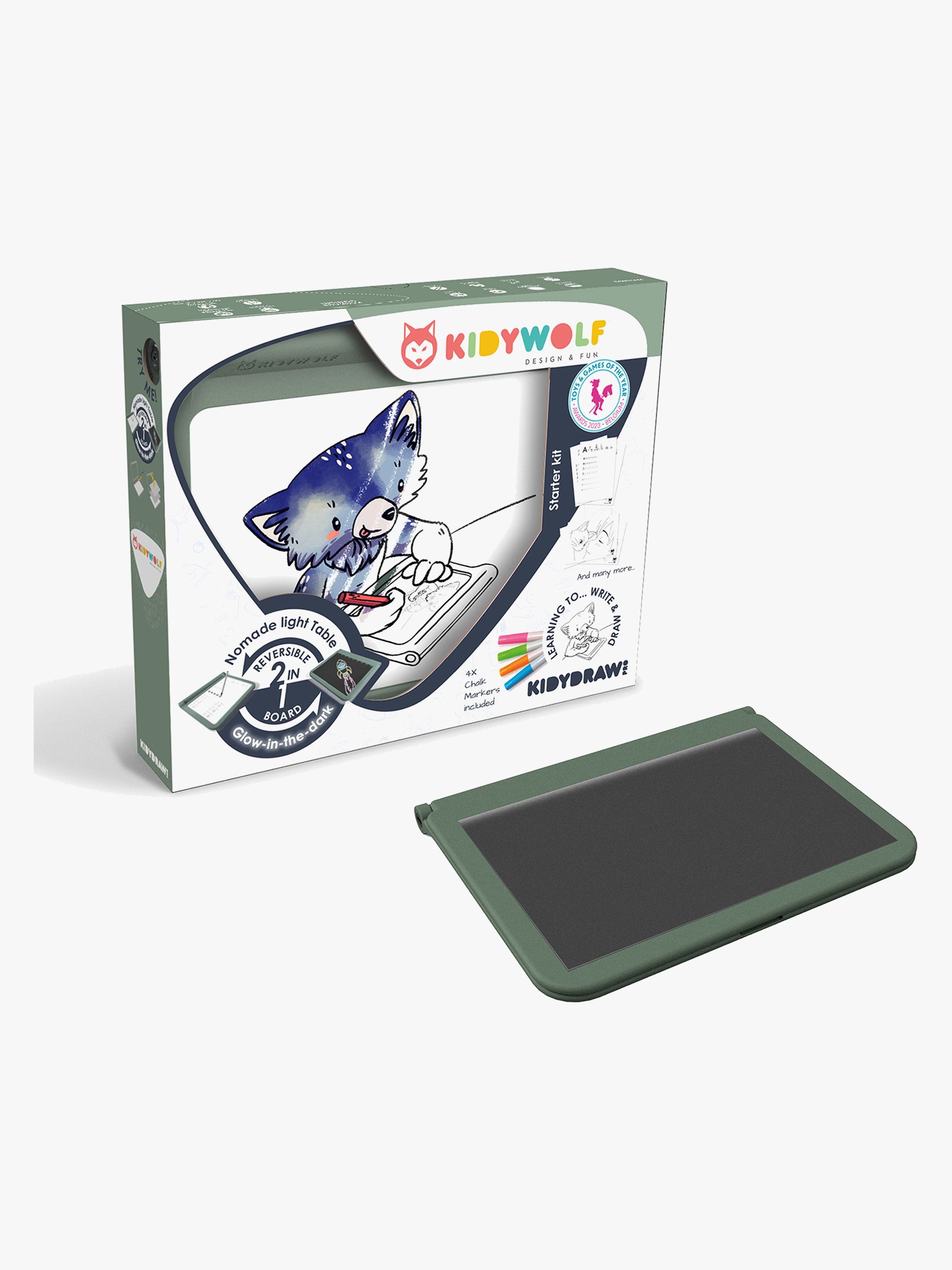 Kidywolf KIDY-DRAW PRO Valotaulu Piirrä & Opi