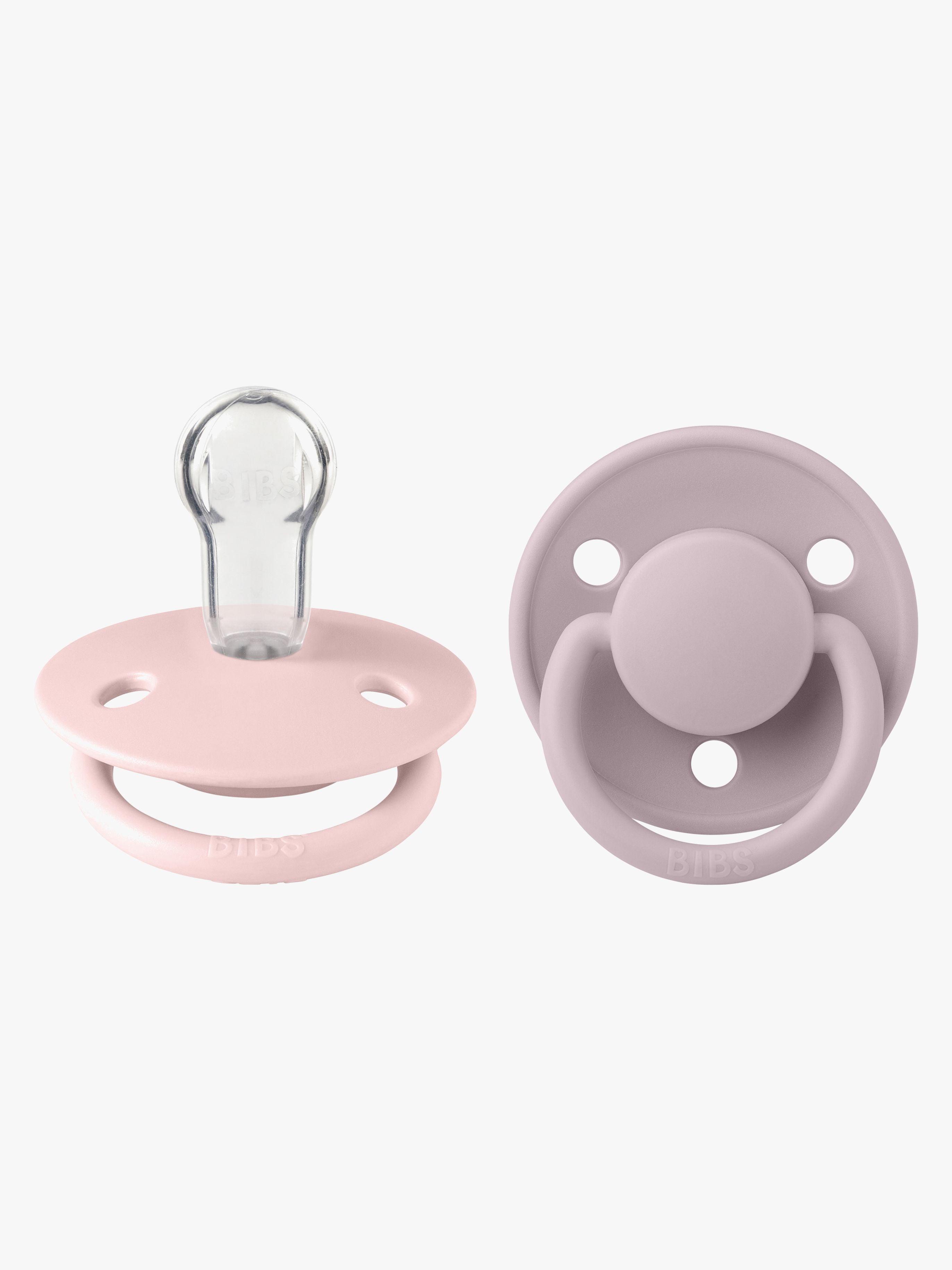 BIBS De Lux Tutti 2-pack Silikoni One Size Pyöreä, Blossom/Dusty Lilac