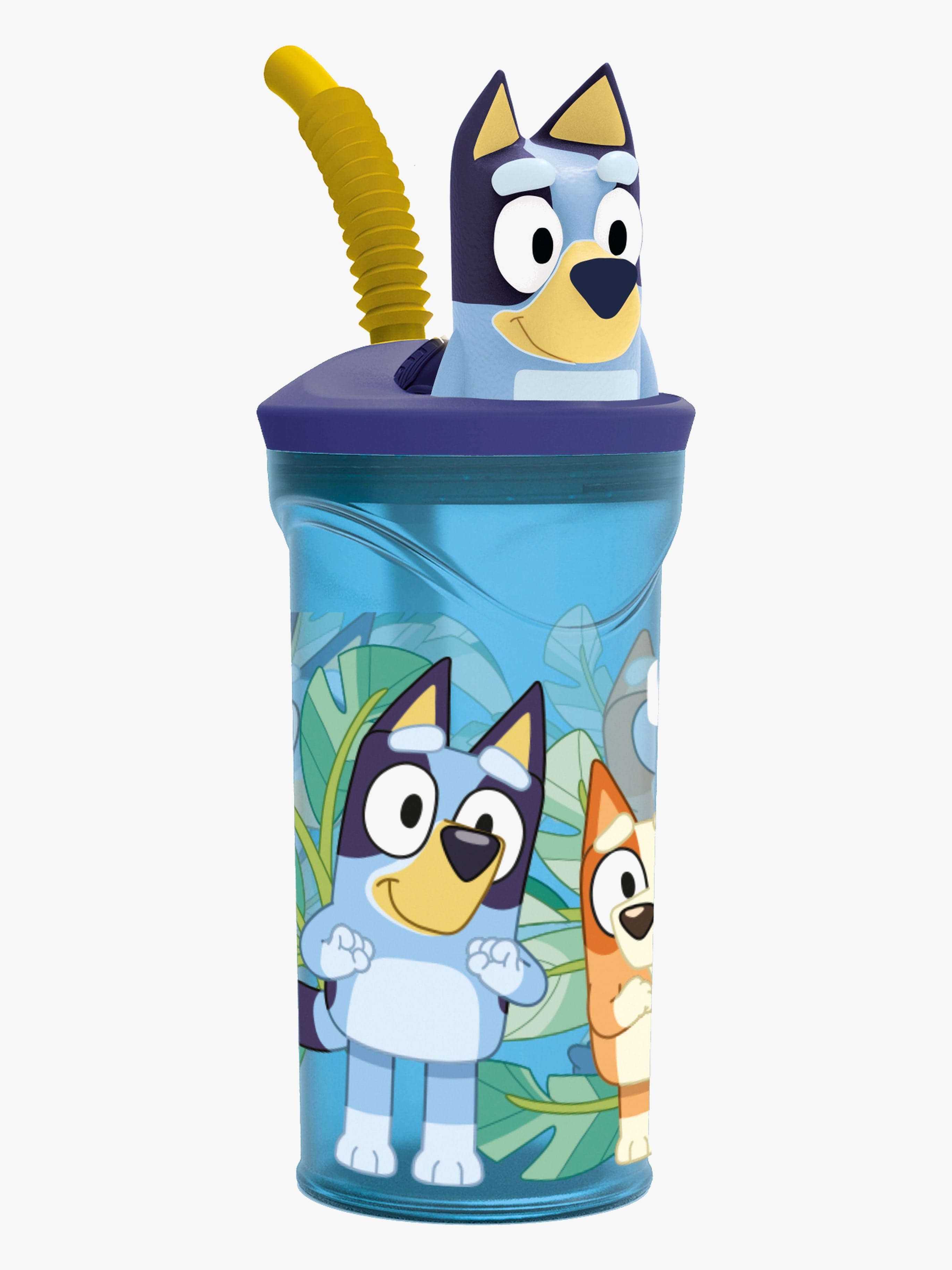 Bluey 3D Figuuri Juomapullo 360ml, Sininen