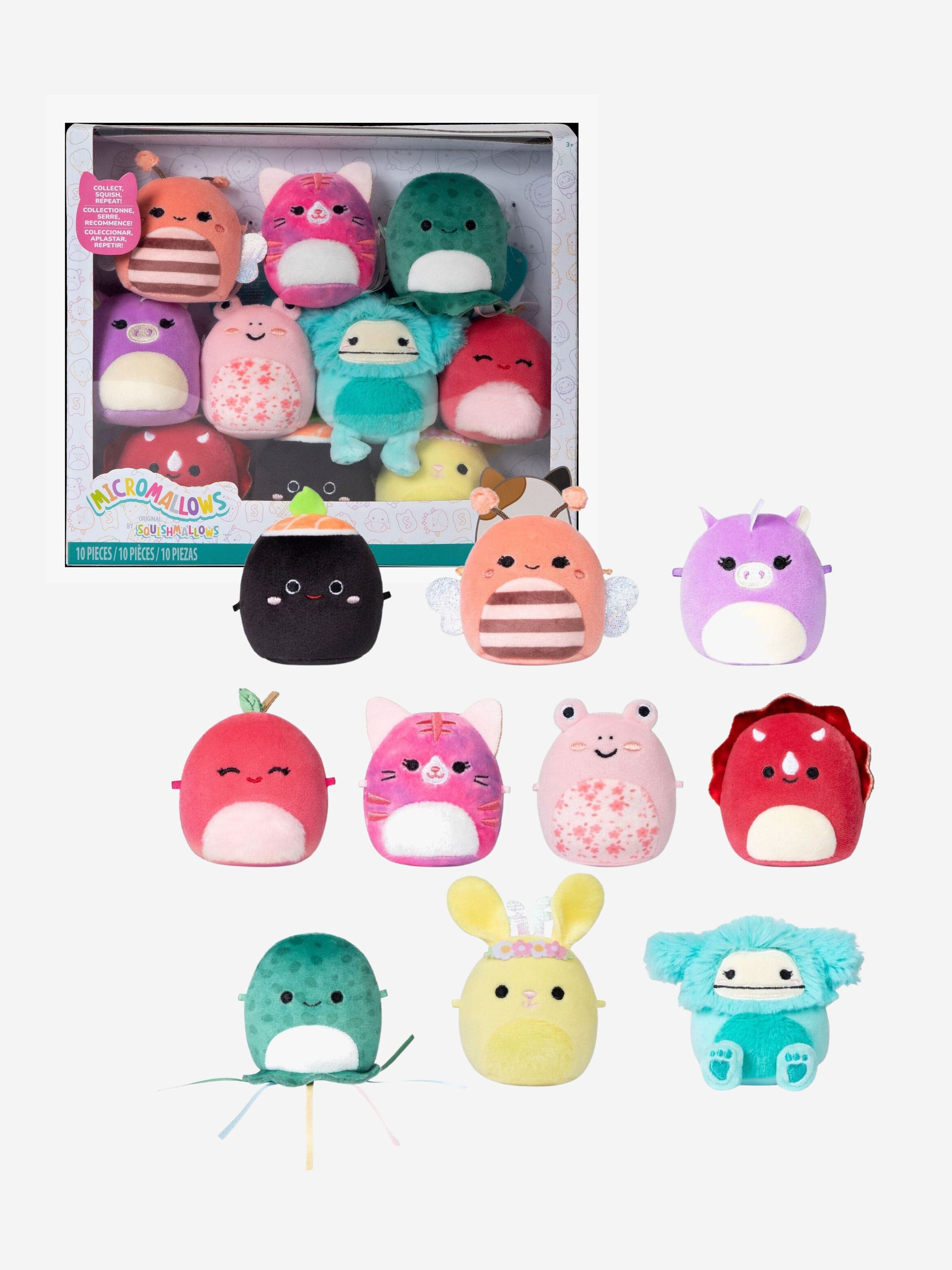 Squishmallows Pehmolelu 10-pack 6 cm