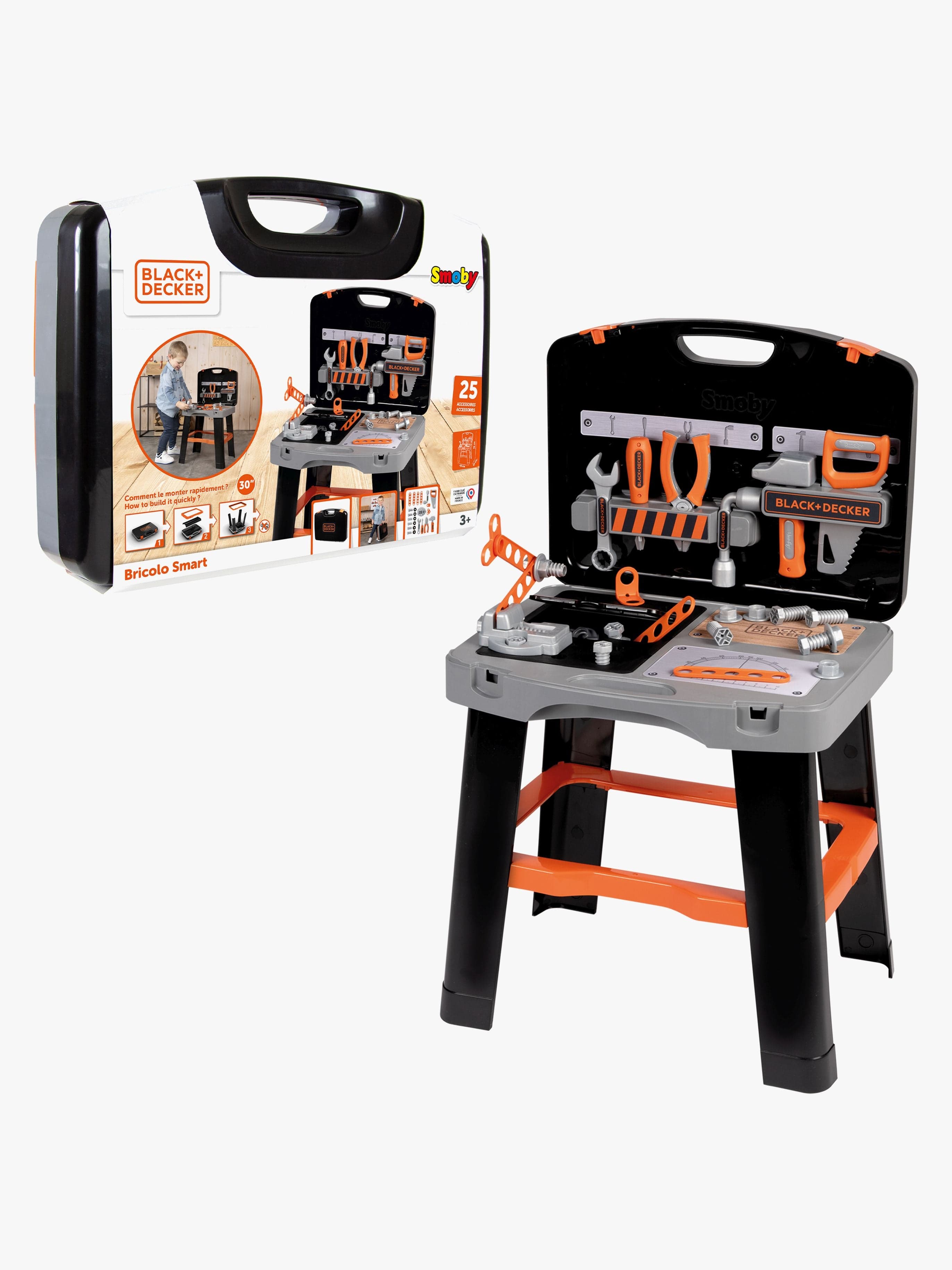 Smoby Black + Decker Bricolo Smart Työpenkki