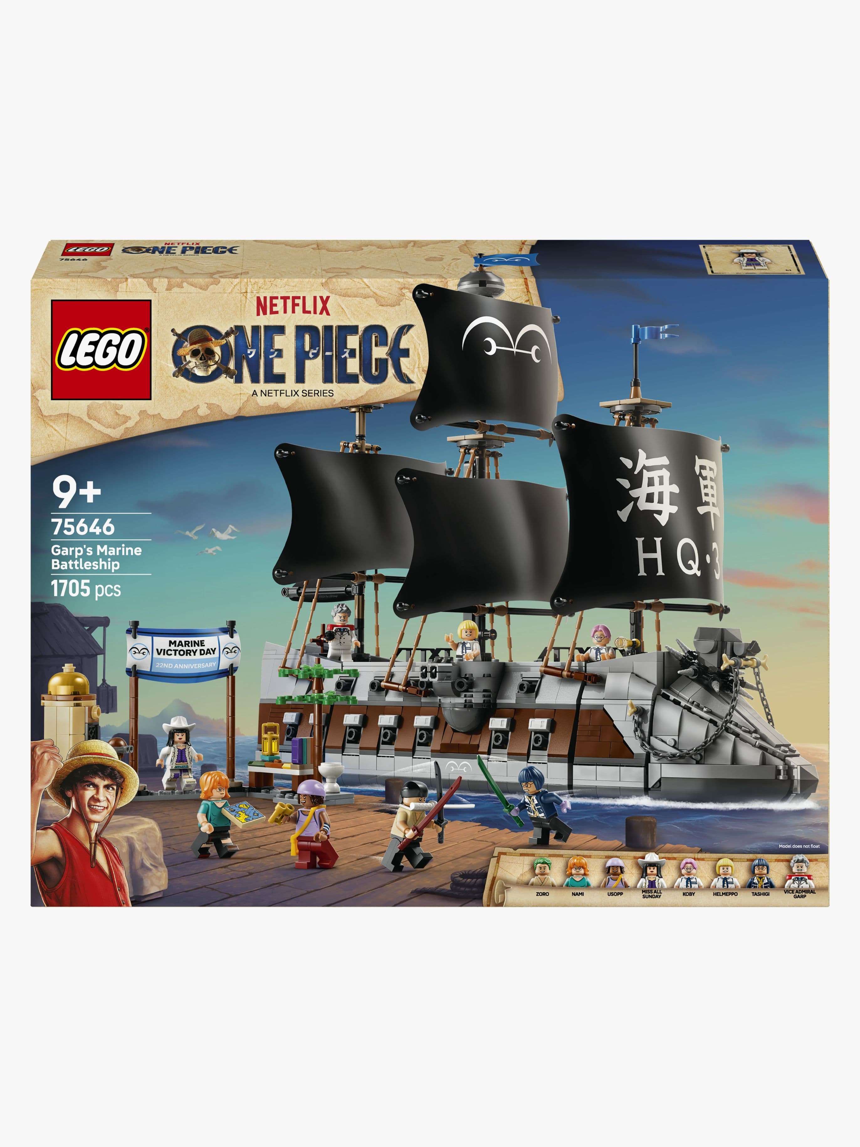 LEGO ONE PIECE 75646 Garpin taistelulaiva