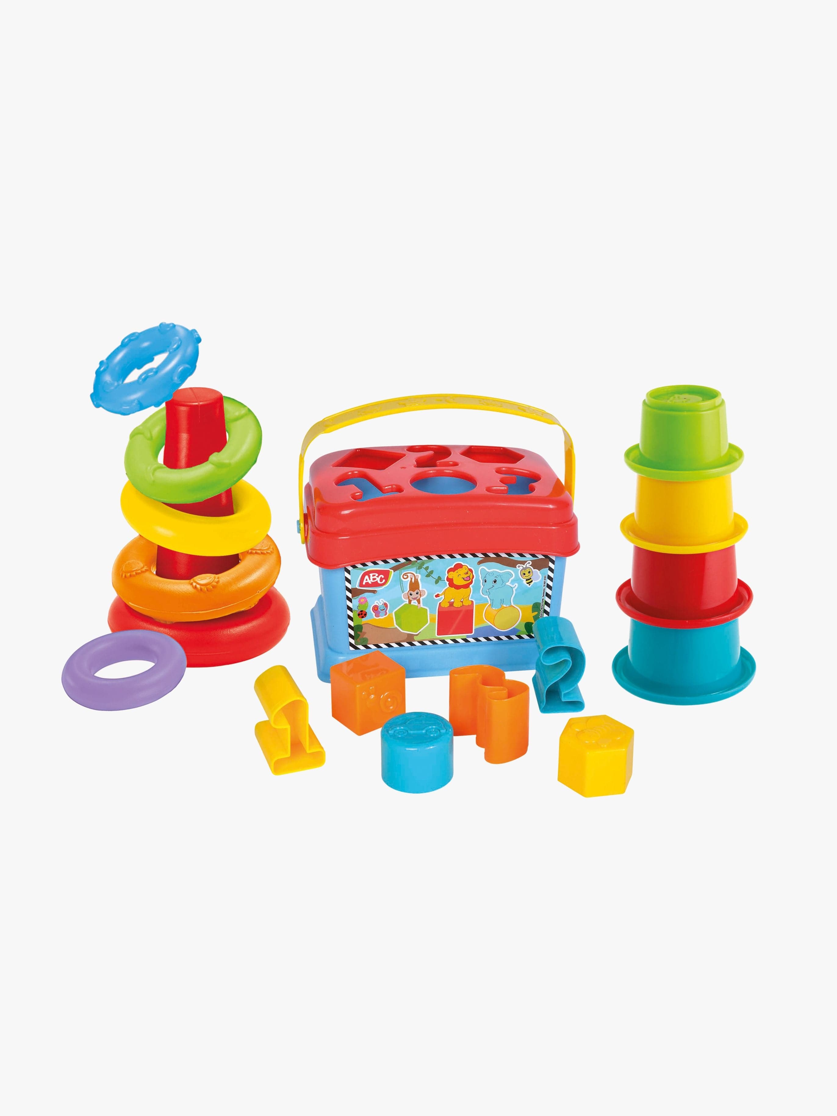ABC Leikkisetti Palikkalaatikko & Pinottavat Lelut