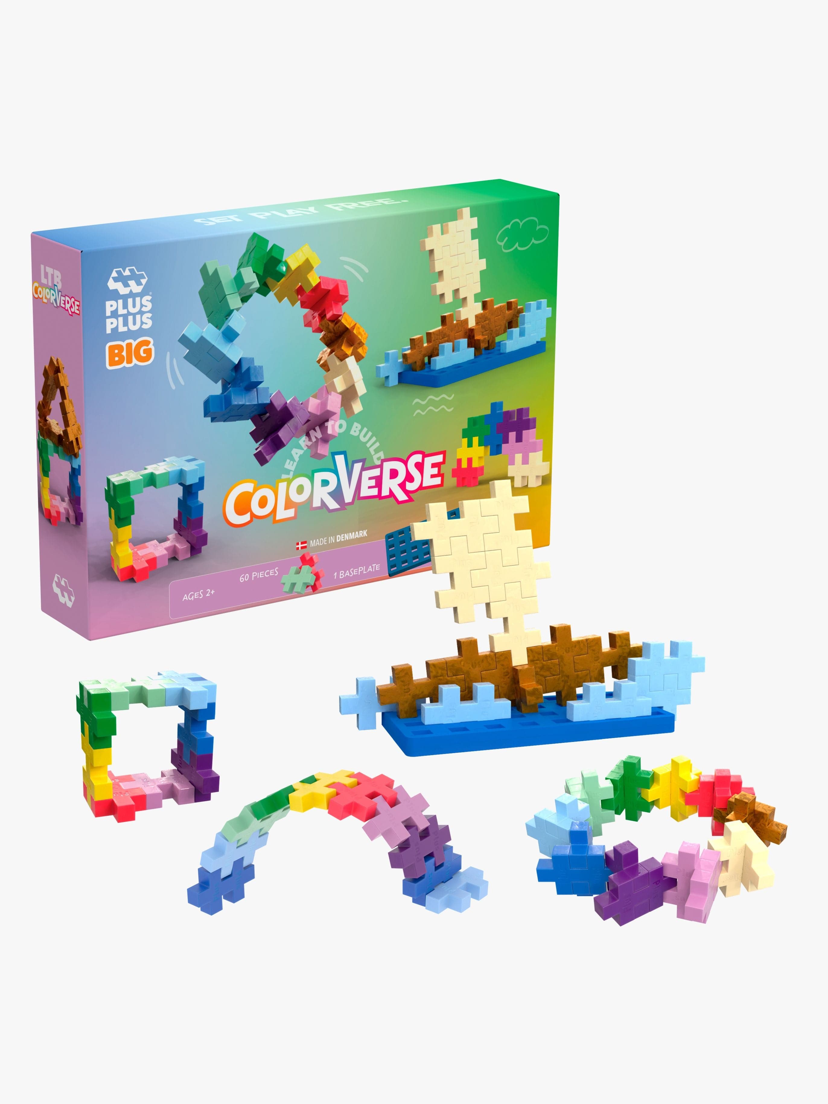 Plus-Plus BIG Learn To Build Colorverse Super Rakennussarja