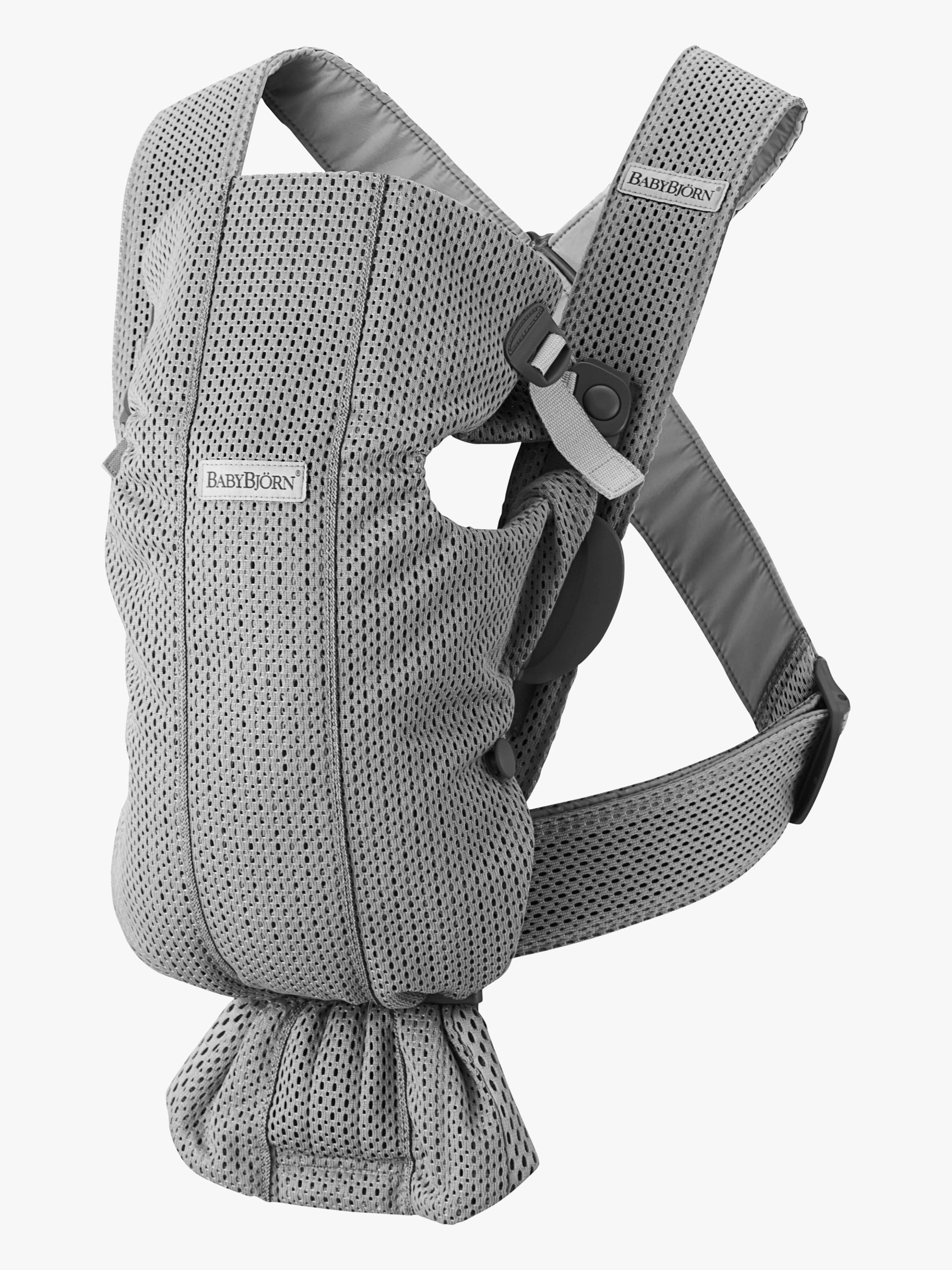 BabyBjörn Mini Kantoreppu 3D Mesh, Harmaa