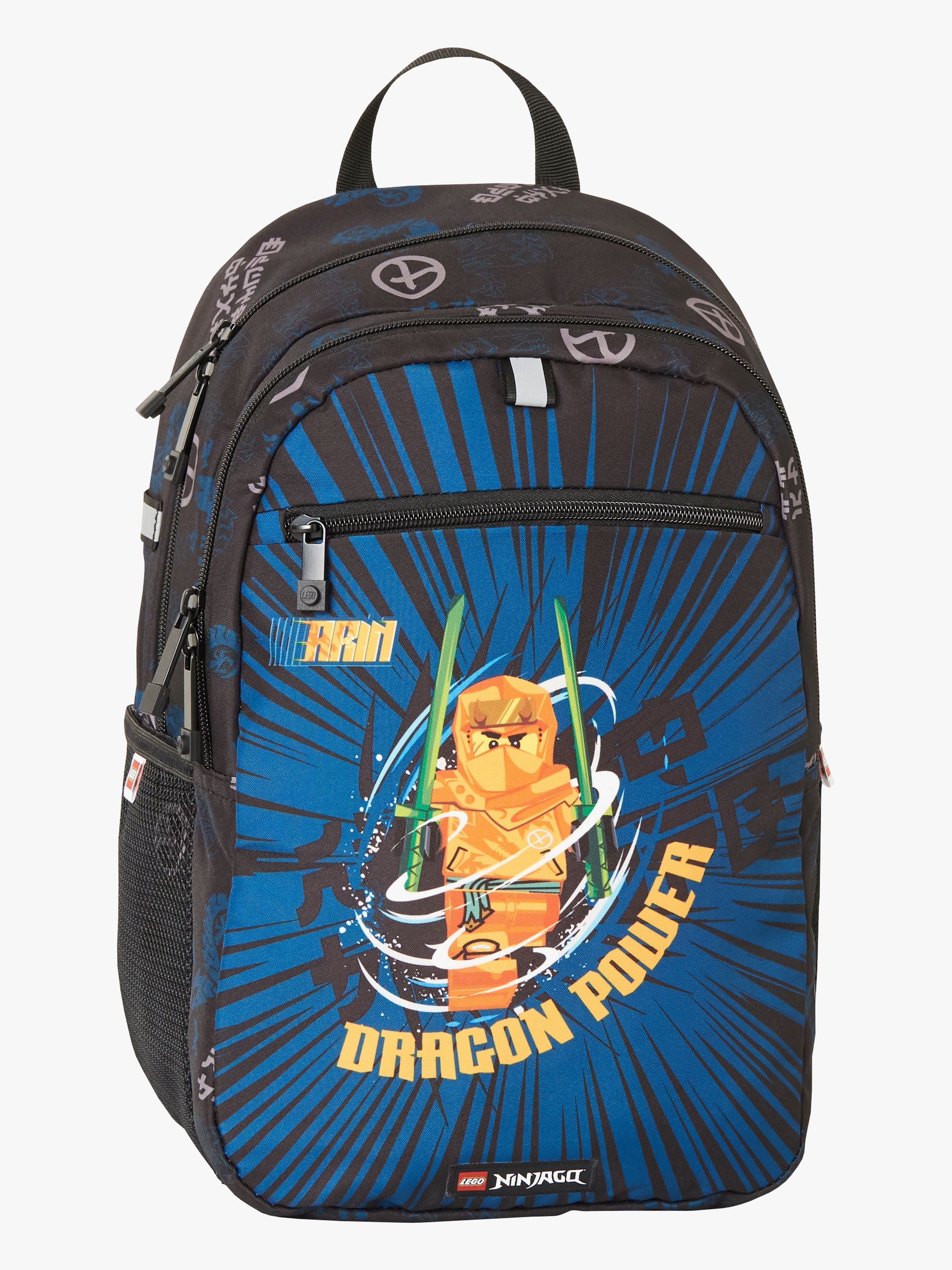 LEGO® NINJAGO® Arin Pidennetty Reppu 18L, Musta/Sininen