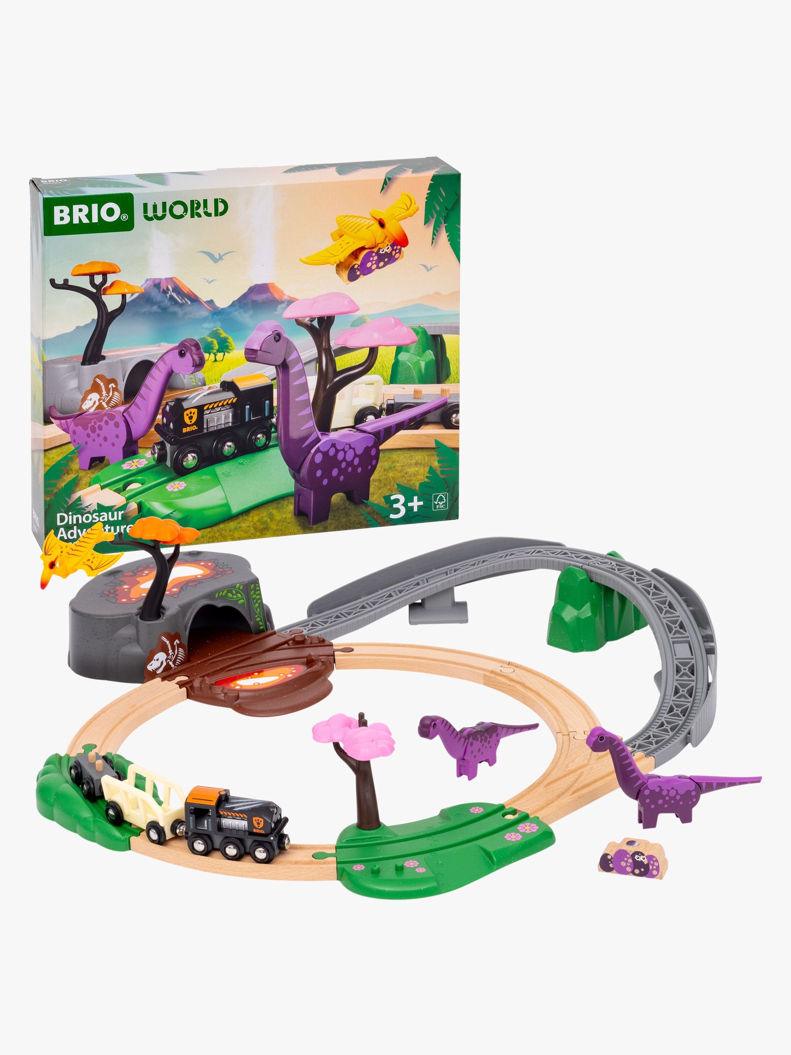 BRIO World 36094 Seikkailusetti + Dinosaurukset