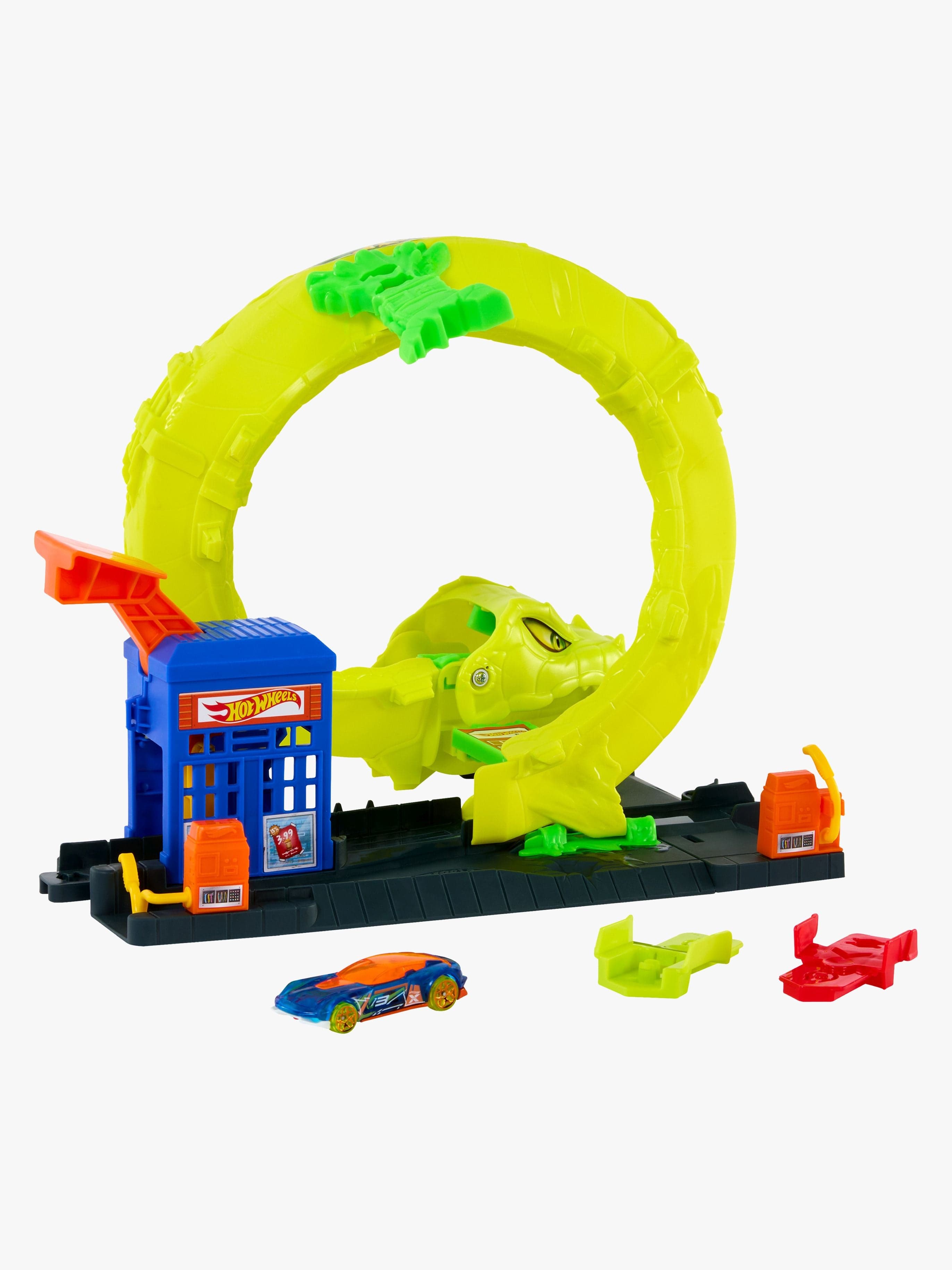 Hot Wheels Stunt Tracks Corkscrew Jump Champion Leikkisetti