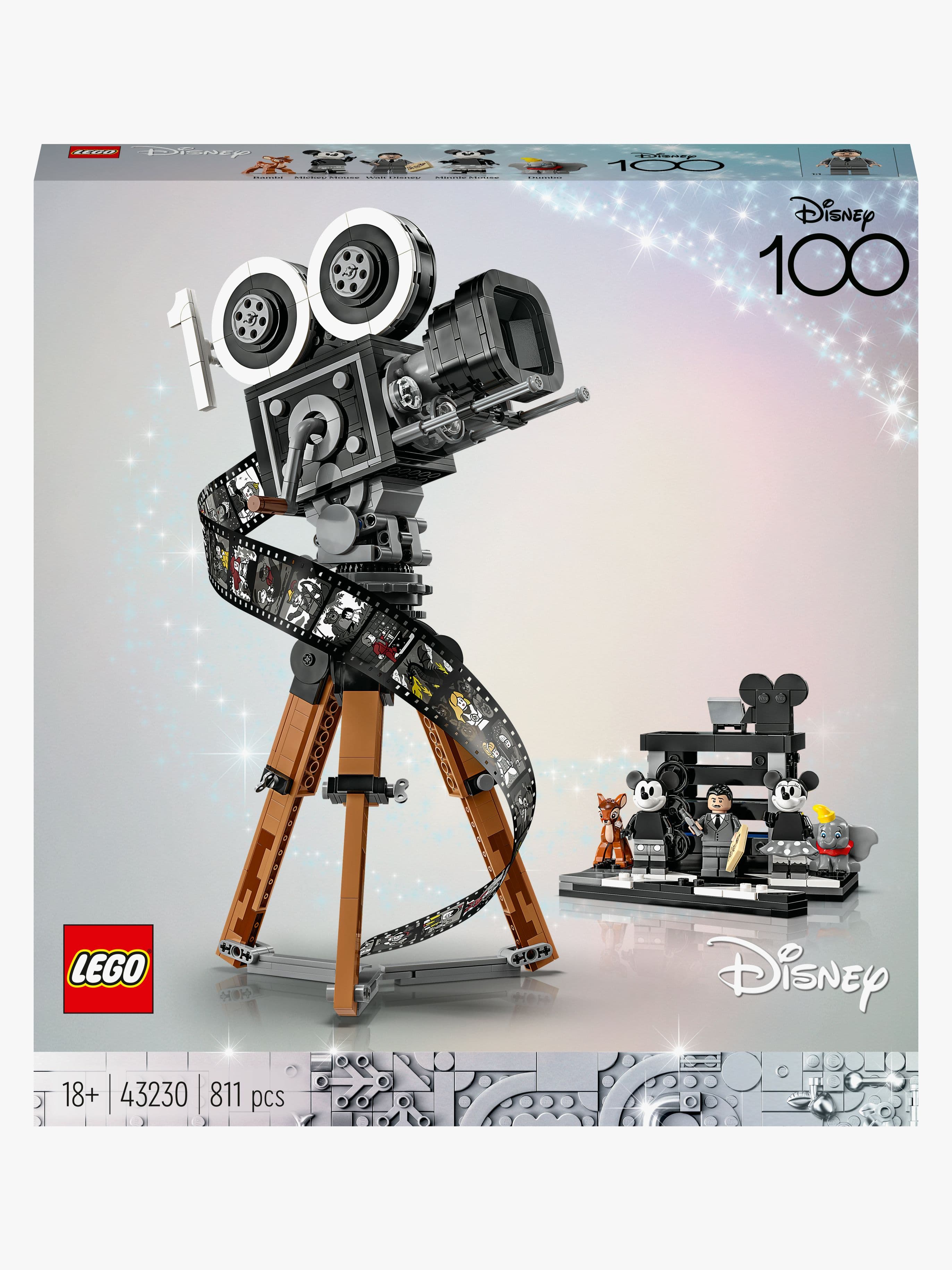 LEGO Disney Classic 43230 Walt Disneylle omistettu kamera