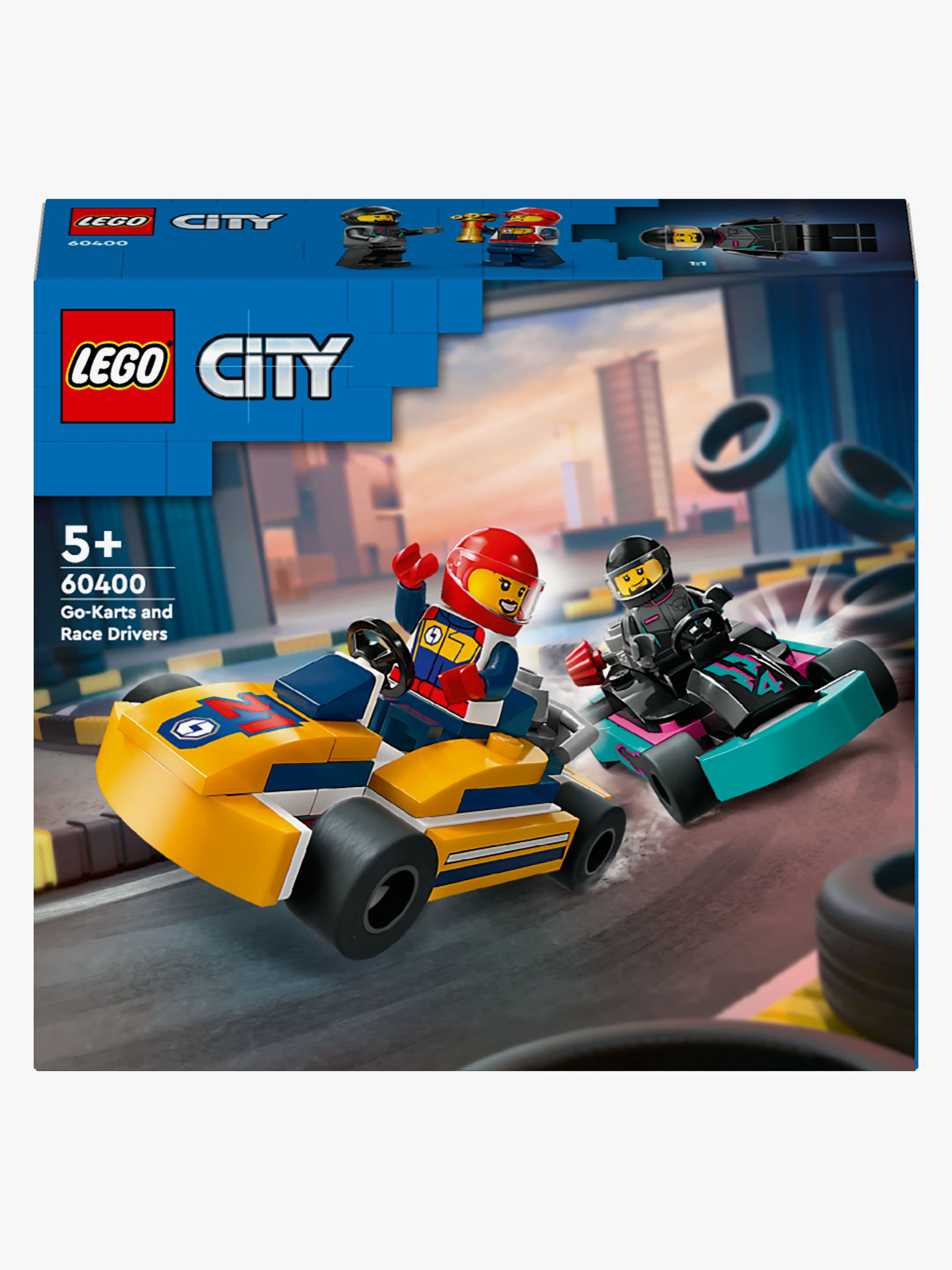 LEGO City 60400 Go-Kart-autot ja kilpakuljettajat