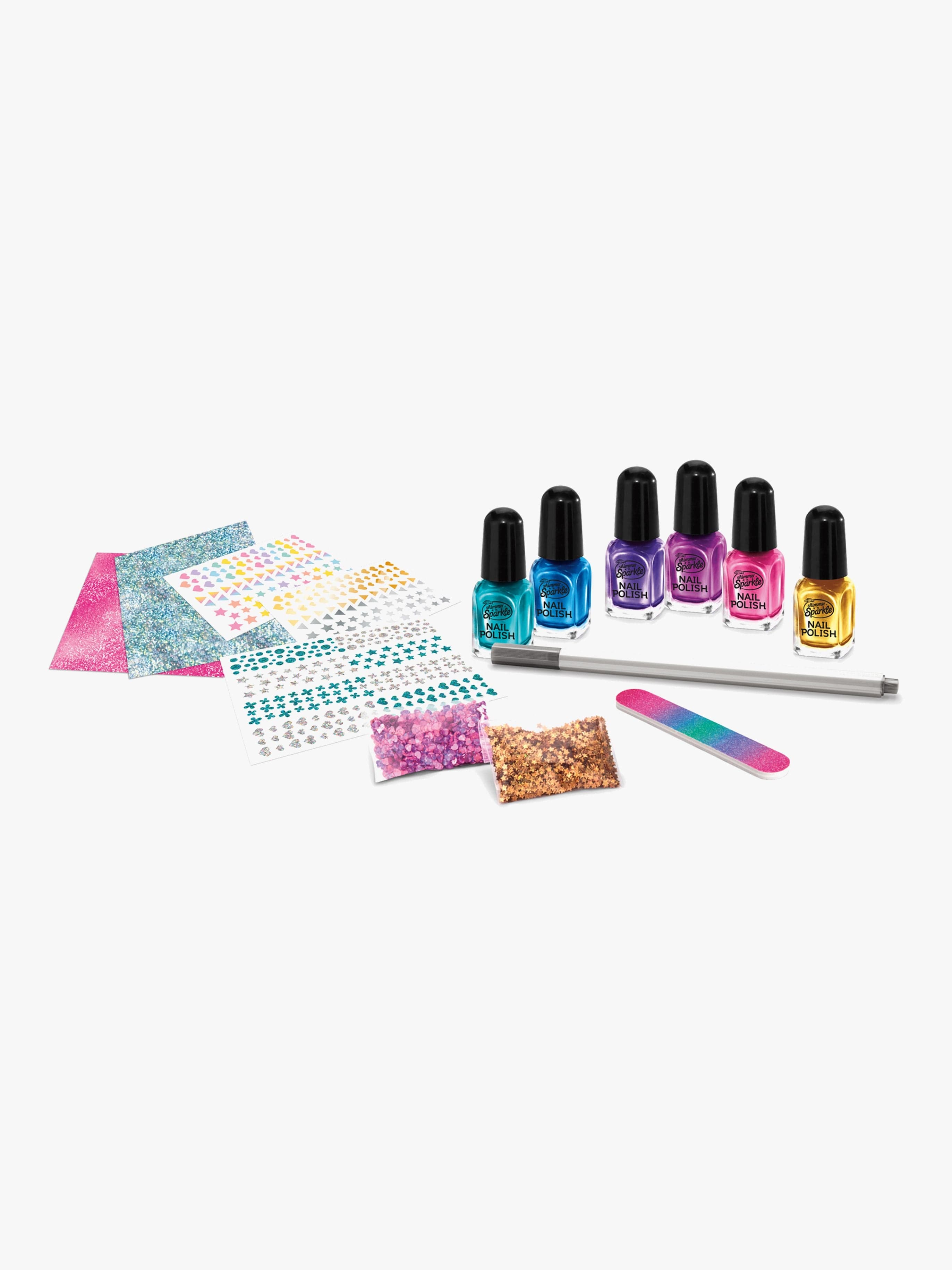 Shimmer 'N Sparkle Metallic Rainbow Kynsitaidesetti