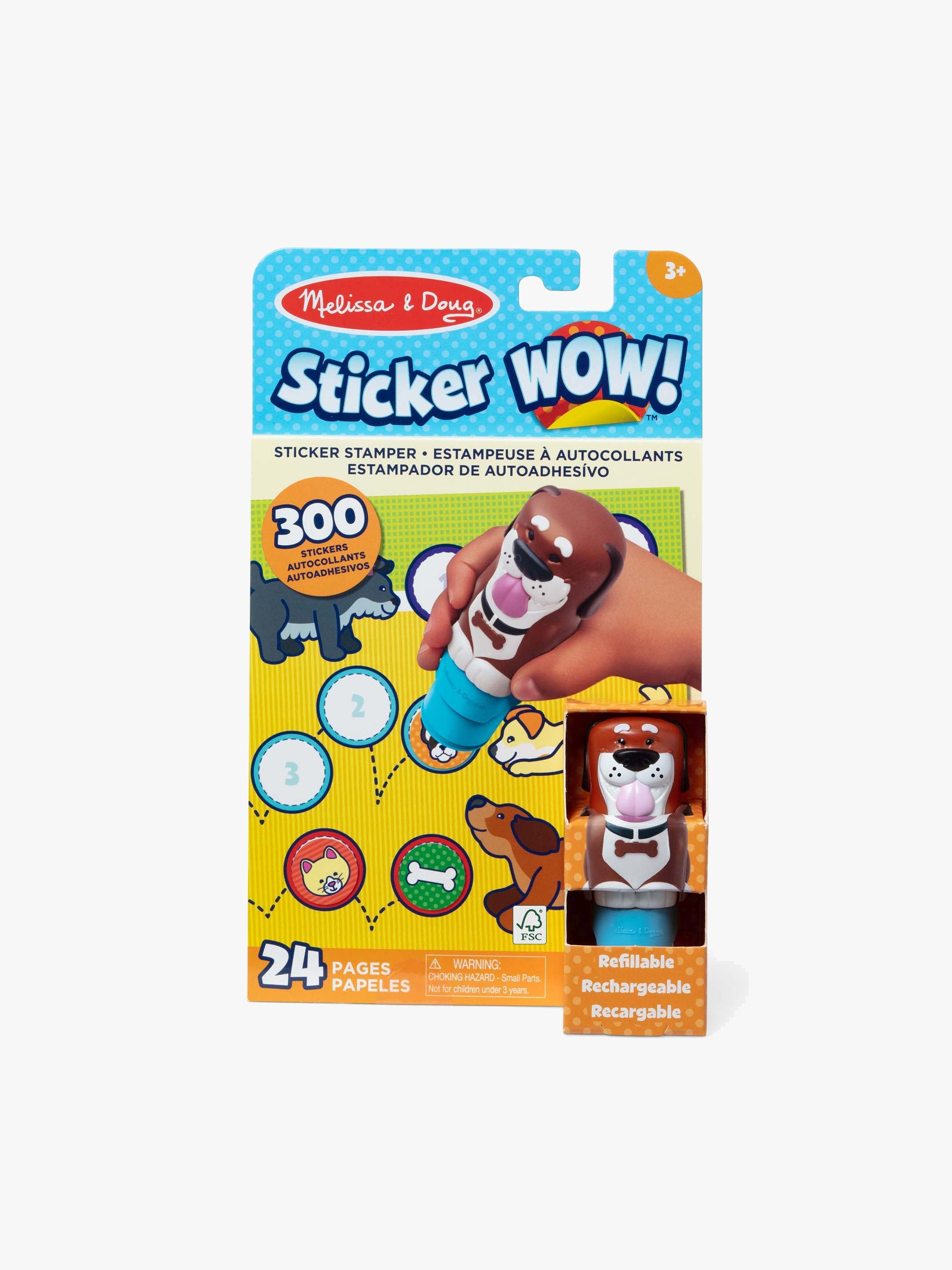 Melissa & Doug Sticker WOW! Puuhakirja Koira