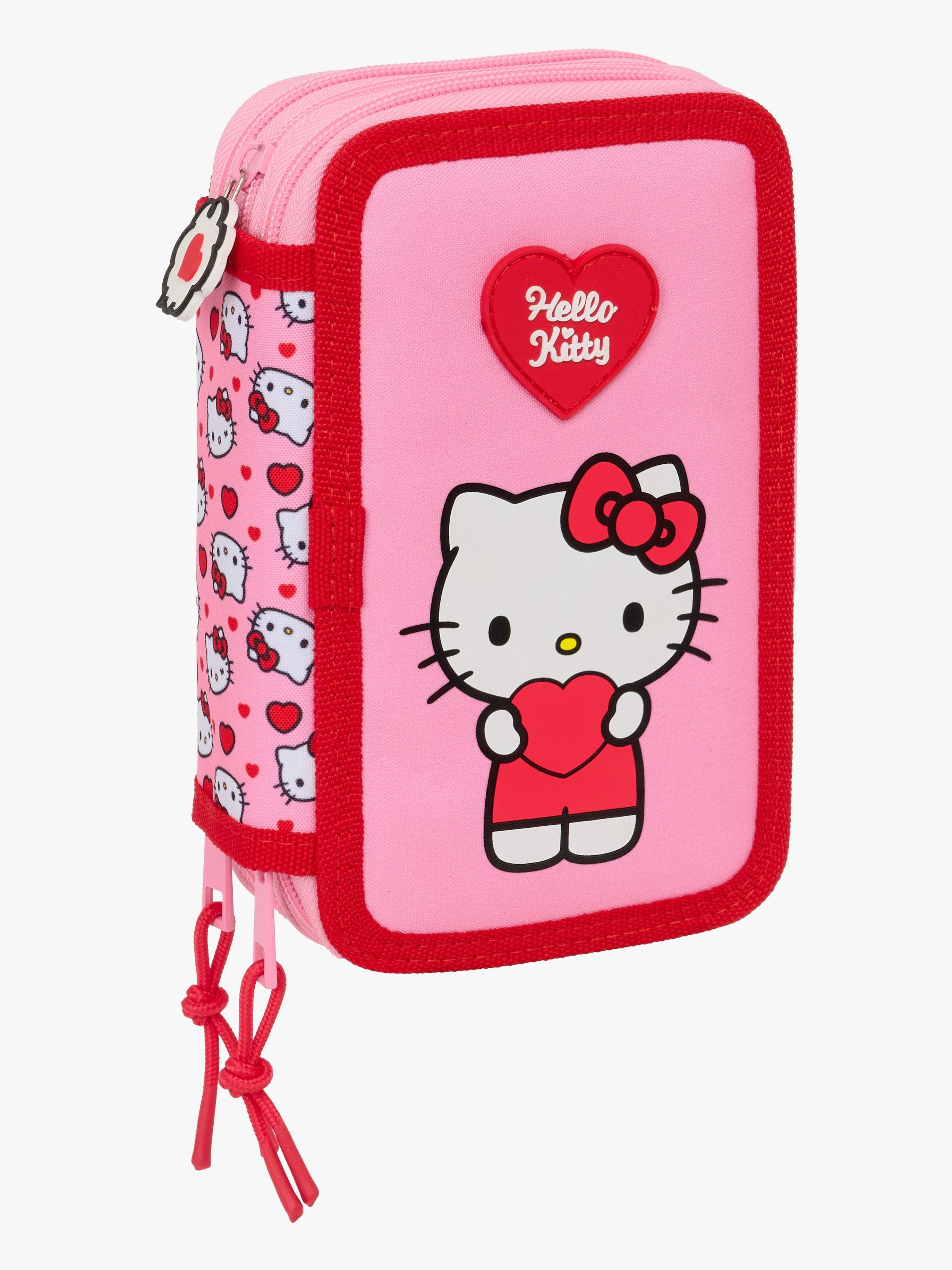 Hello Kitty Täytetty Kolmilokeroinen Penaali 37 Osaa, Vaaleanpunainen