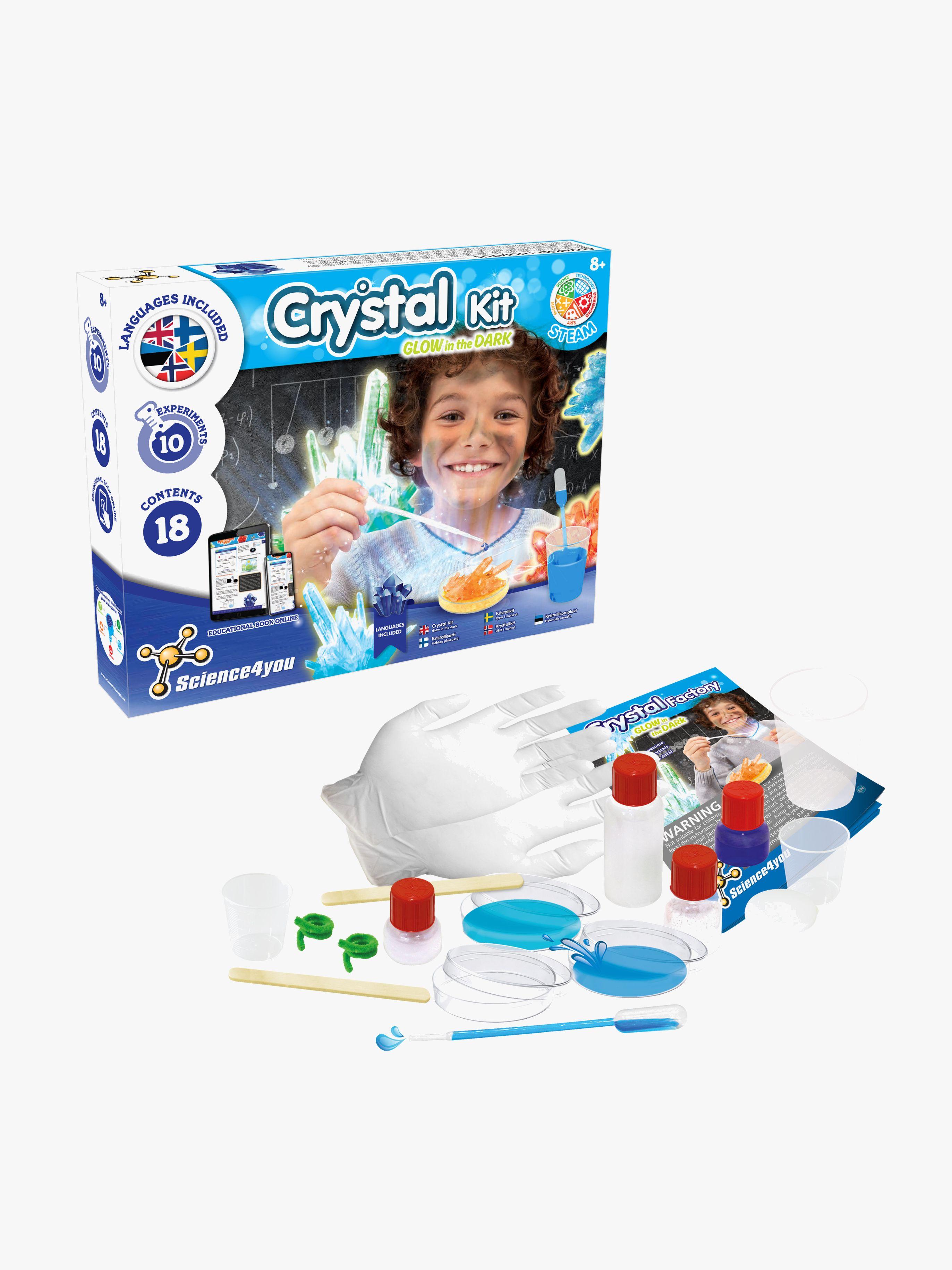 Science4you Glow in the Dark Kristallien Viljely STEAM