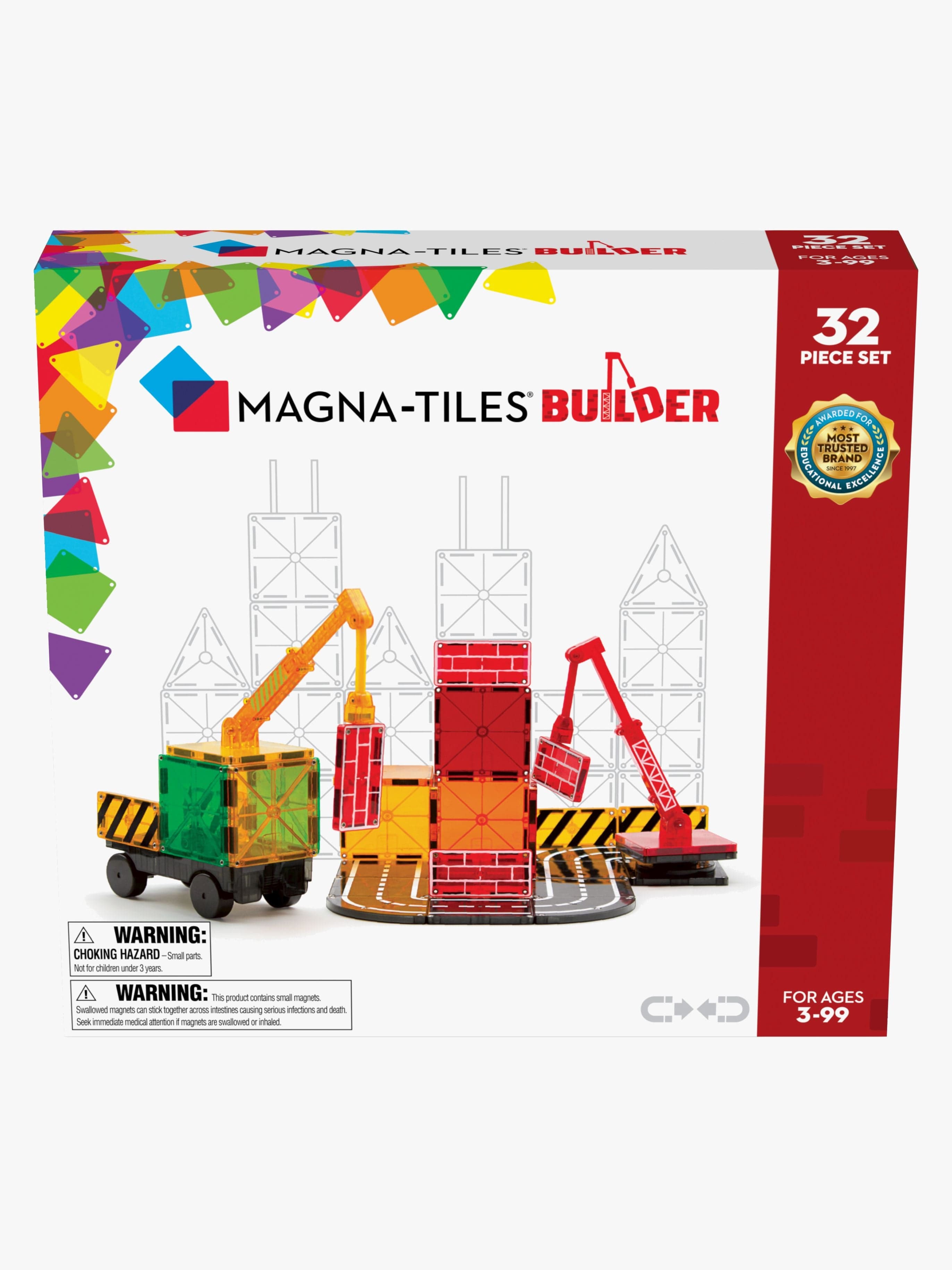 MAGNA-TILES Builder Rakennussarja 32