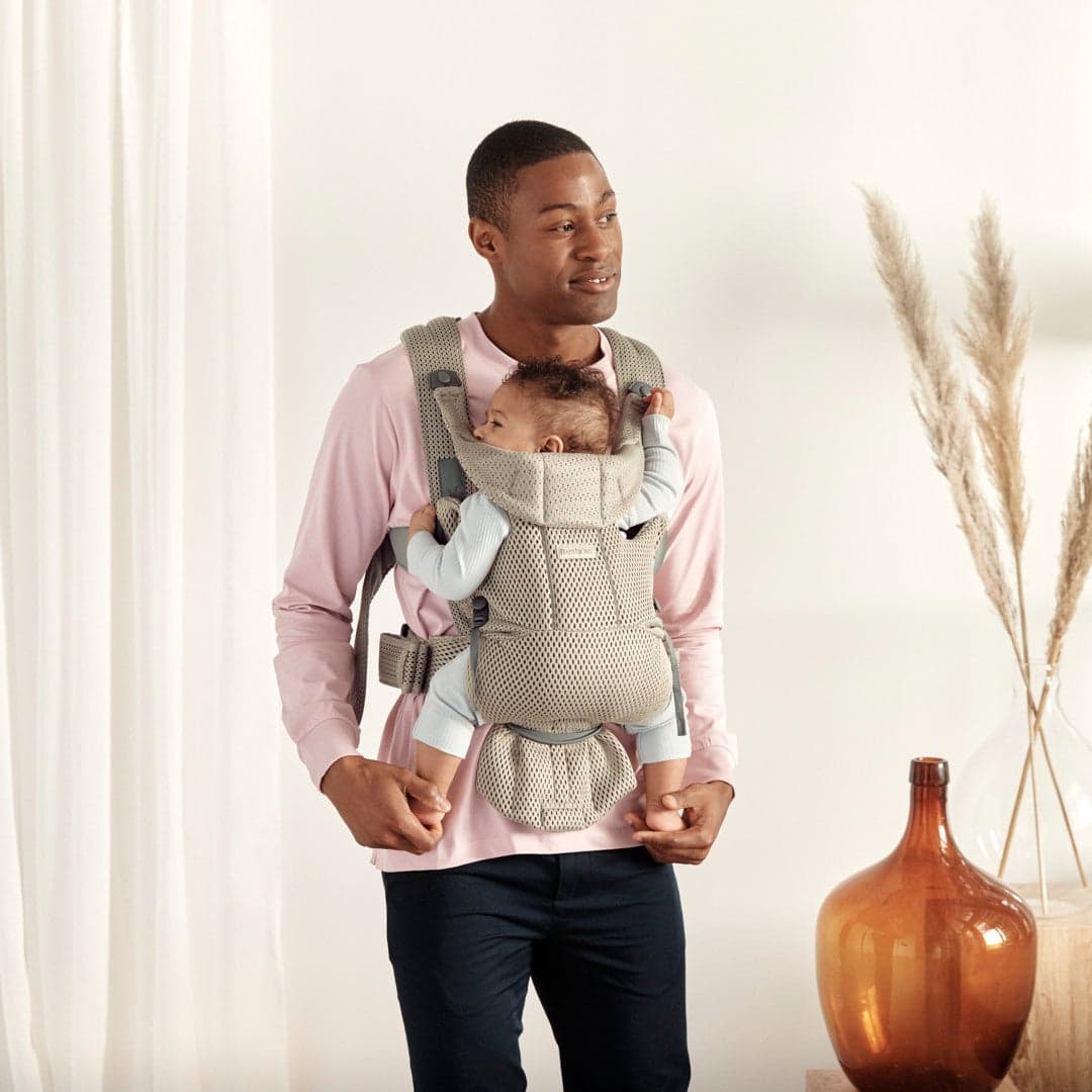 BabyBjörn Move Kantoreppu 3D Mesh, Grey Beige