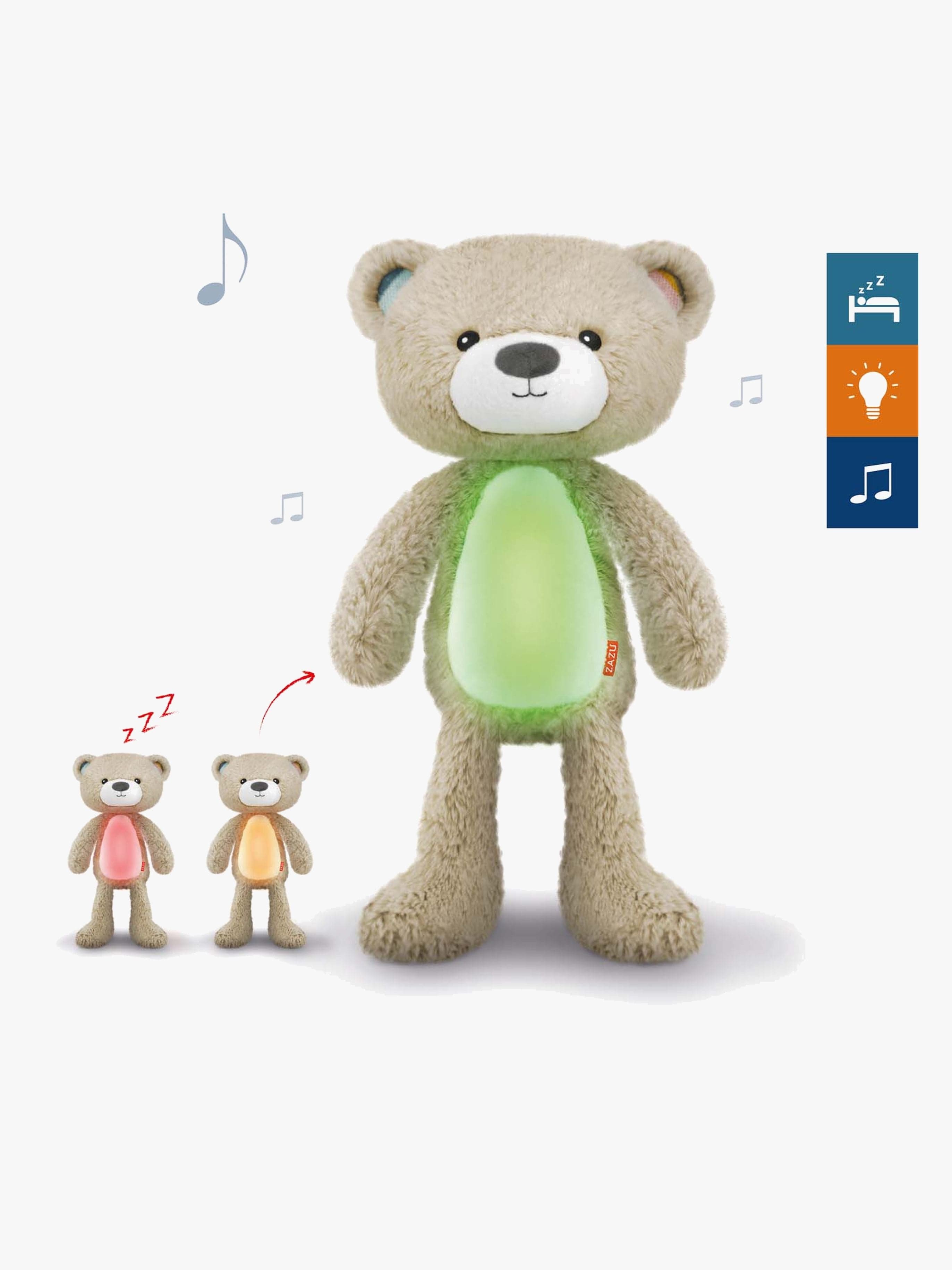 ZAZU Vuorokausikello Brody the Bear, Taupe