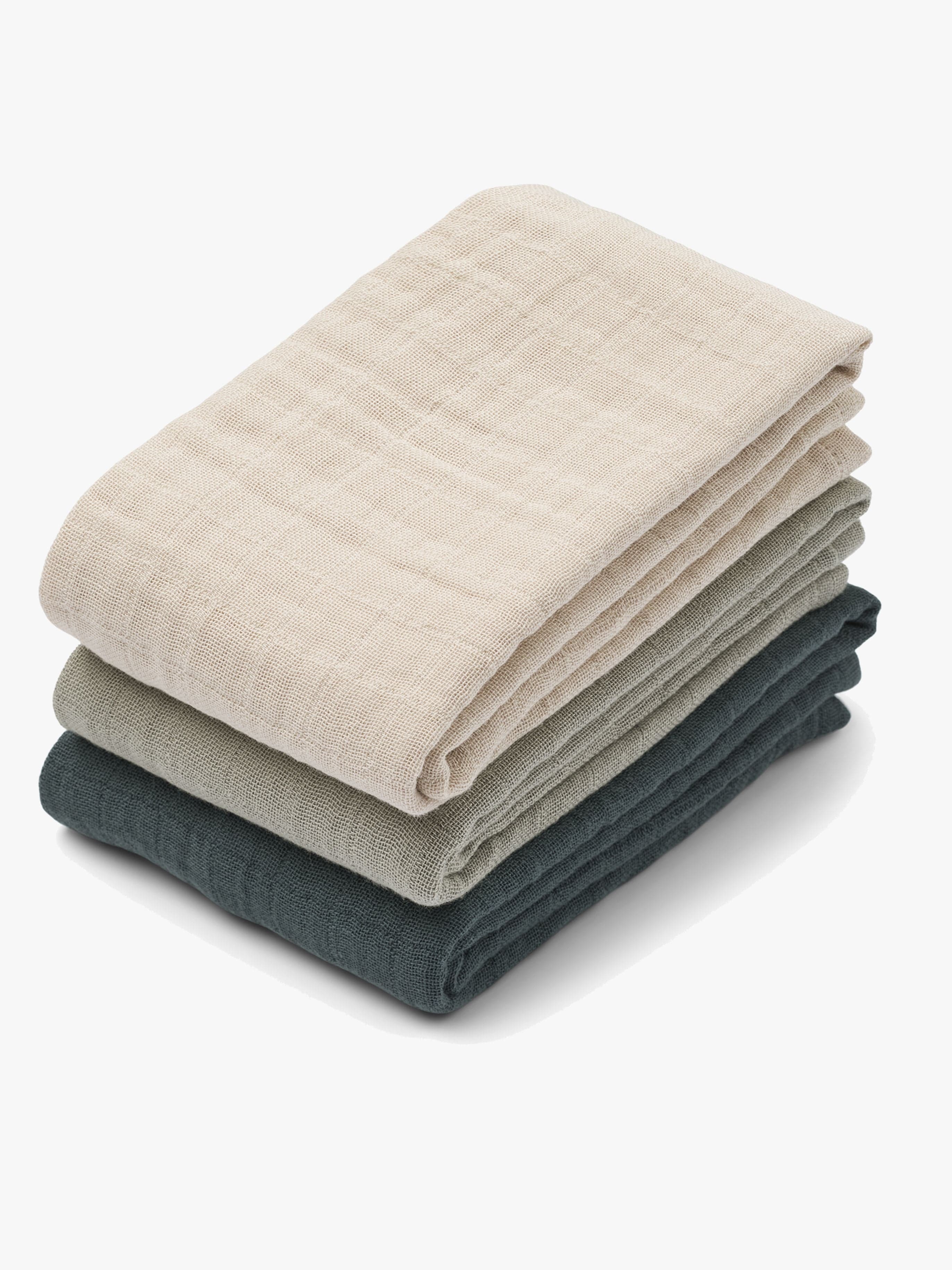 LIEWOOD Lewis Musliiniviltti 3-pack, Dove Blue