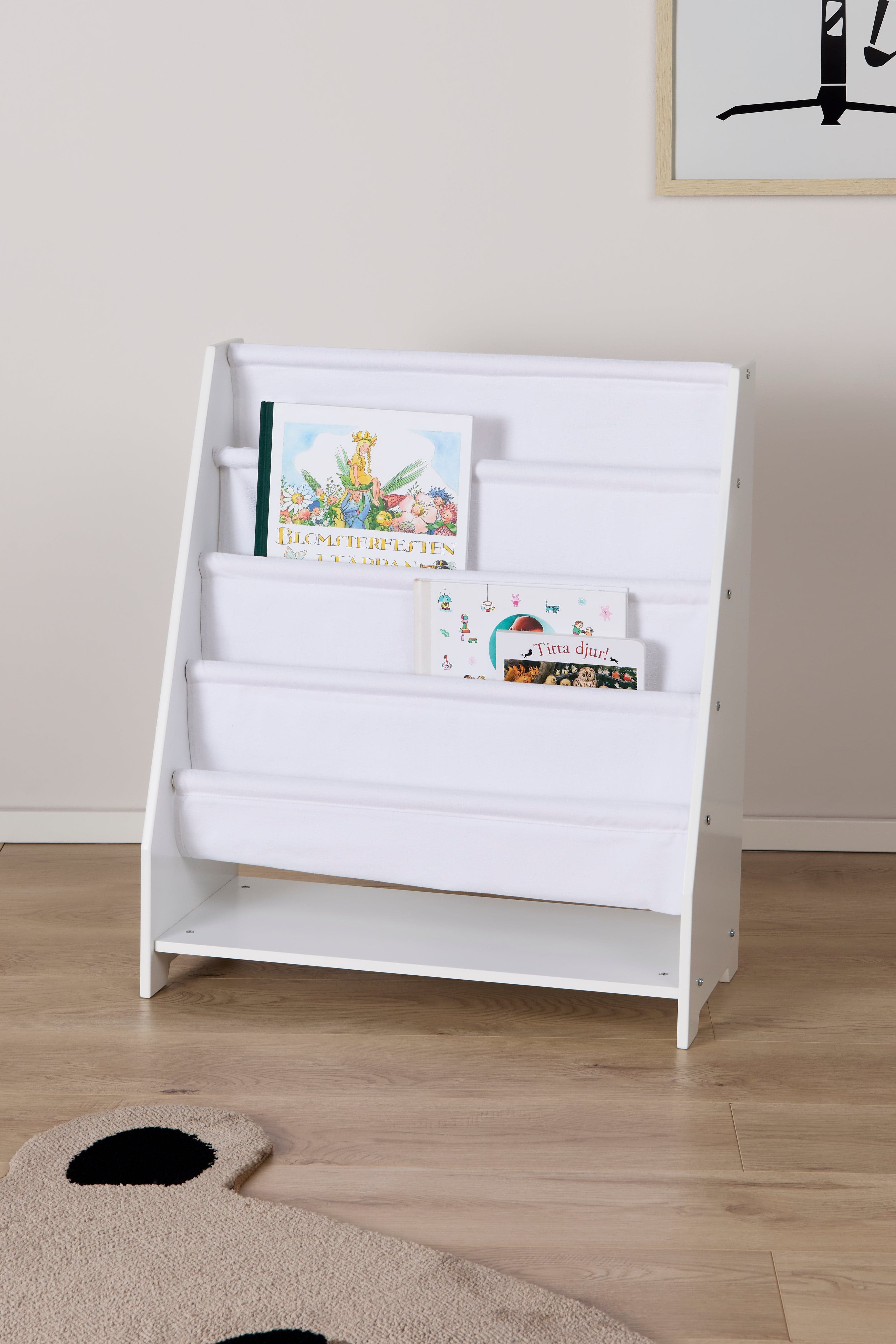 Alice & Fox Kirjahylly Canvas, Valkoinen