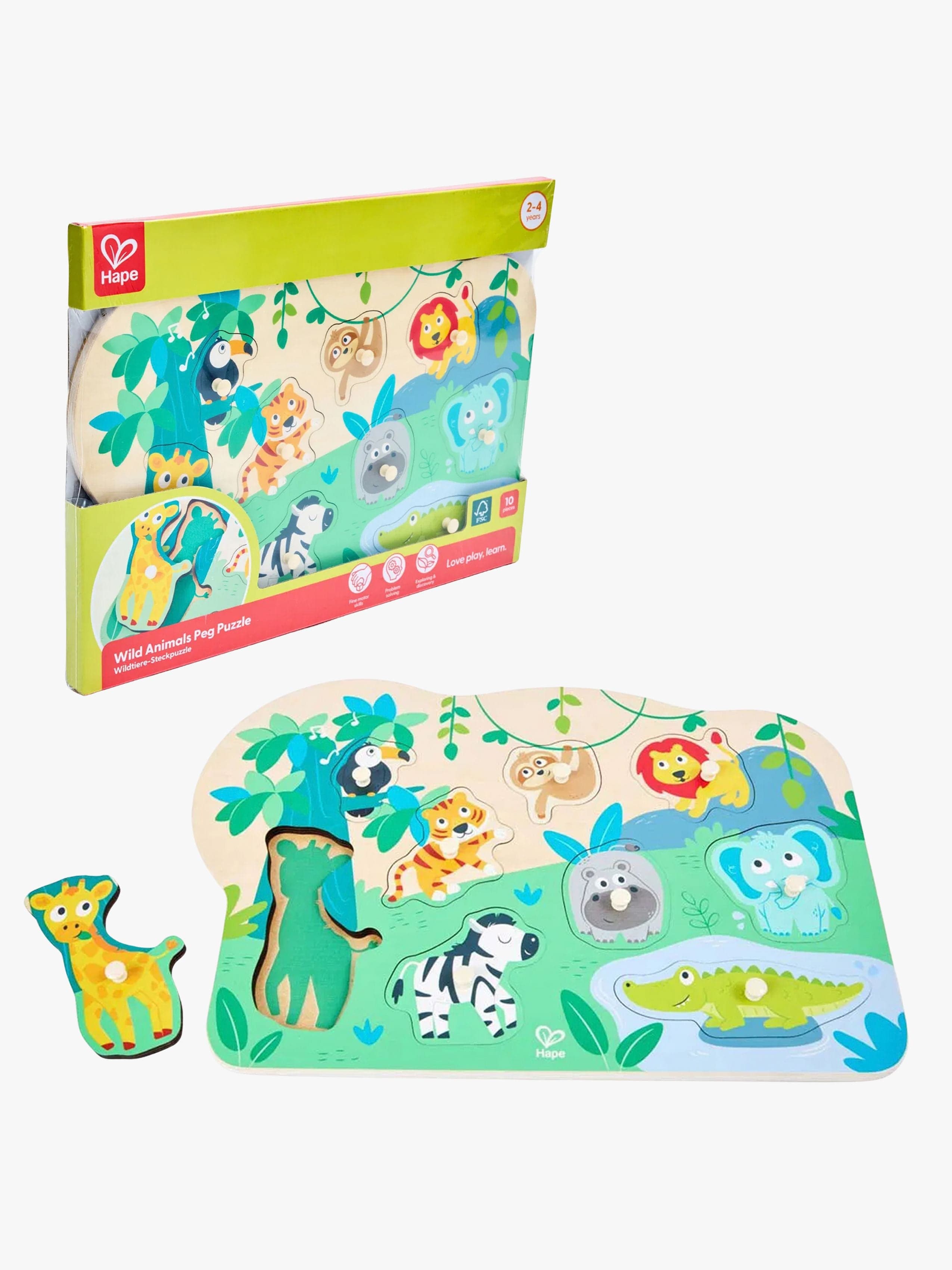 Hape Nuppipalapeli Villieläimet 10