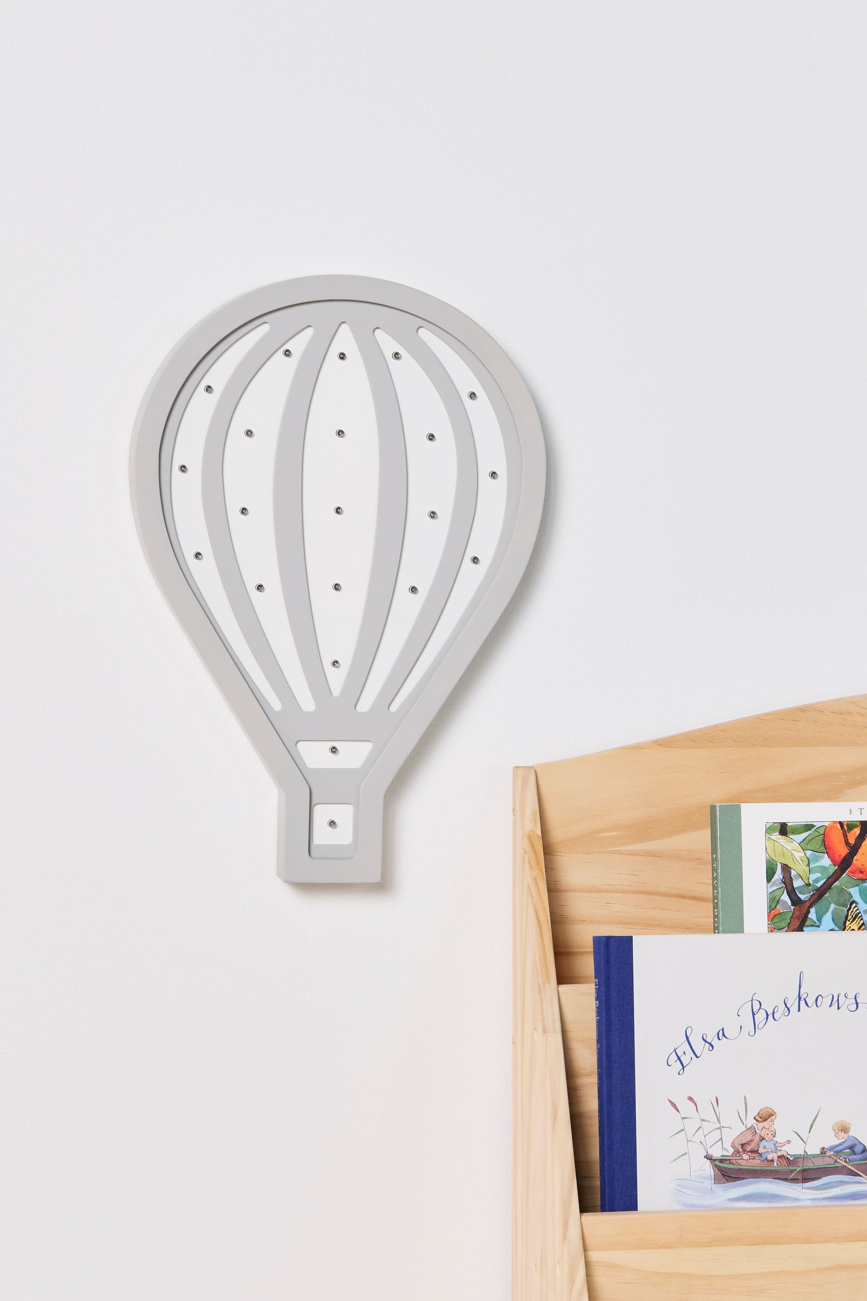 Alice & Fox HERA Kuumailmapallo Valaisin, Harmaa