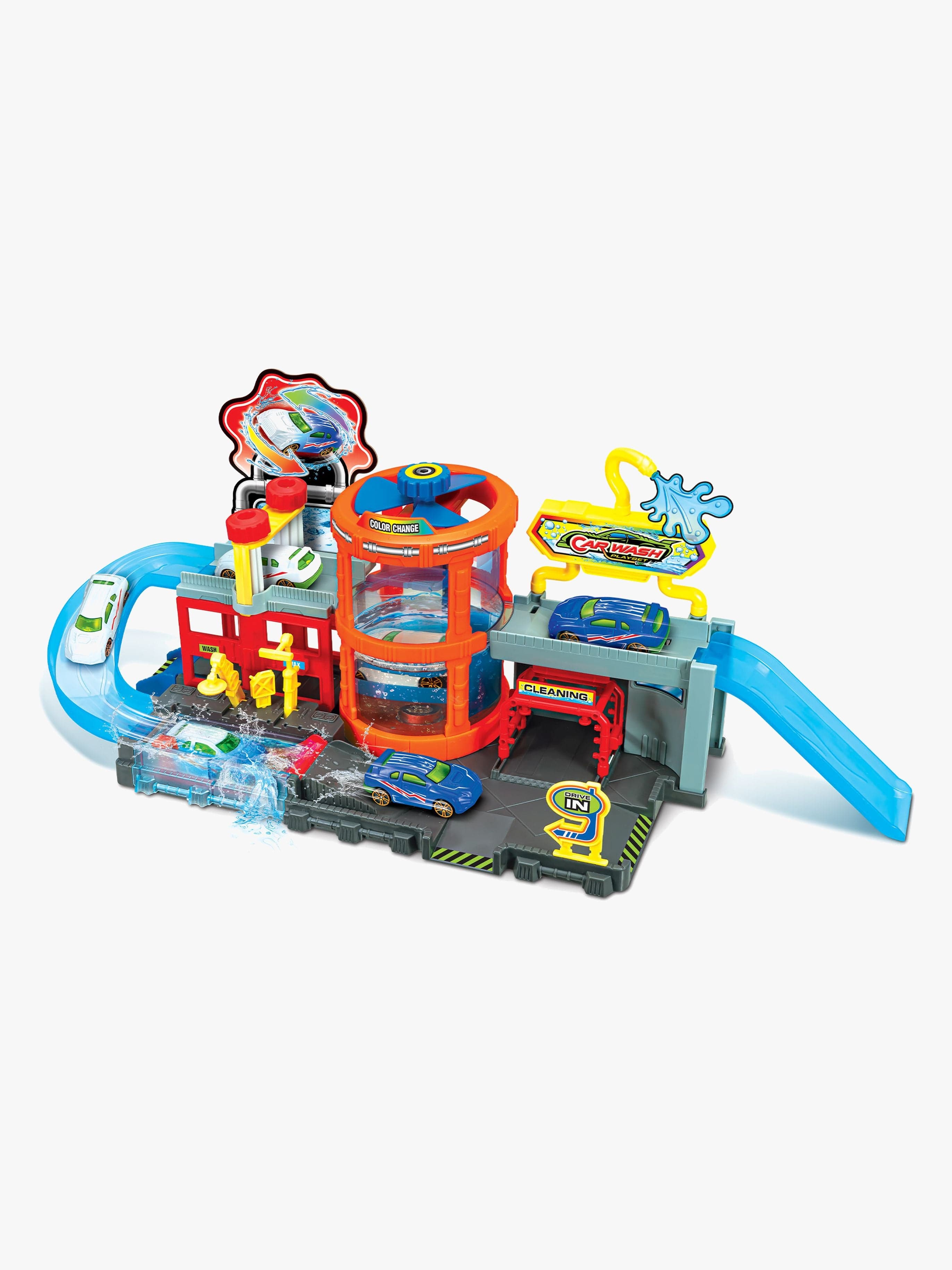 Junior Driver Car Wash Colour Change Leikkisetti