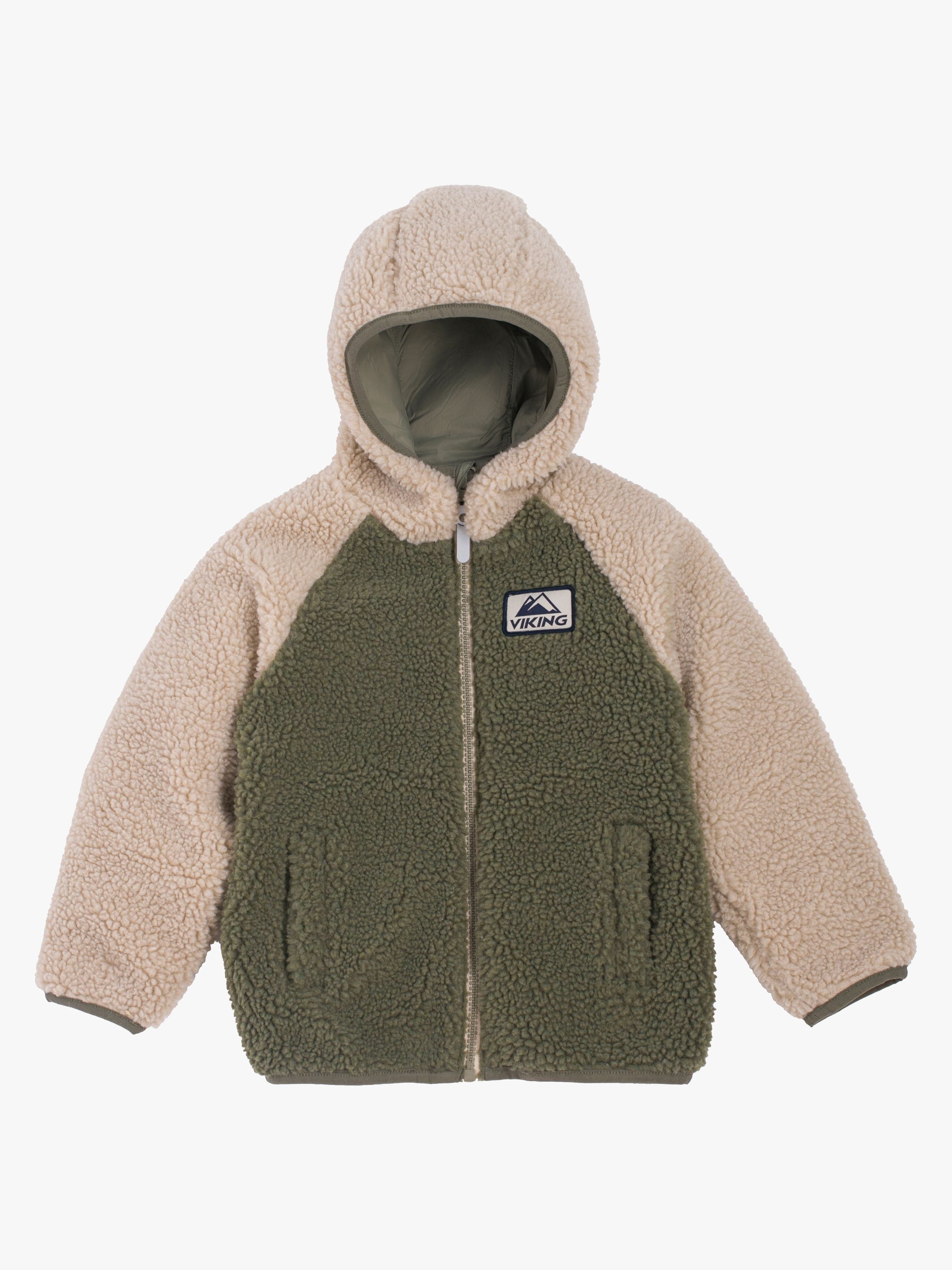 Viking Play Käännettävä Fleecetakki, Olive, 134