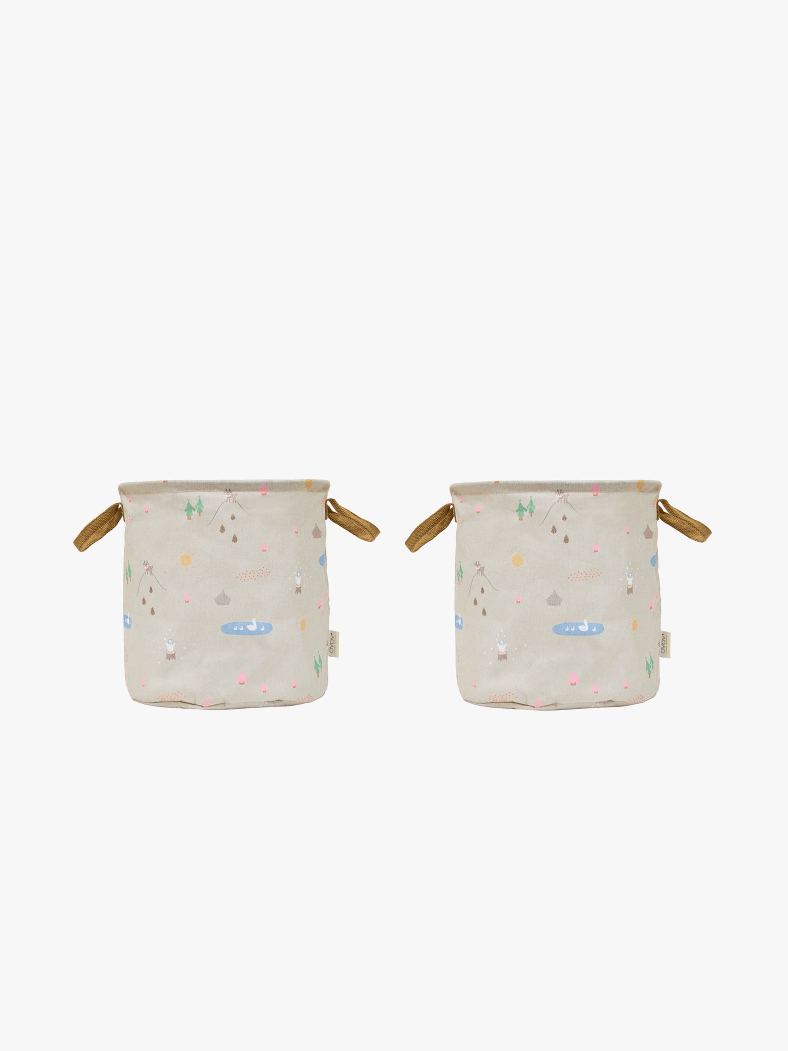 OYOY Deer & Duck Säilytyskorit Medium 2-pack